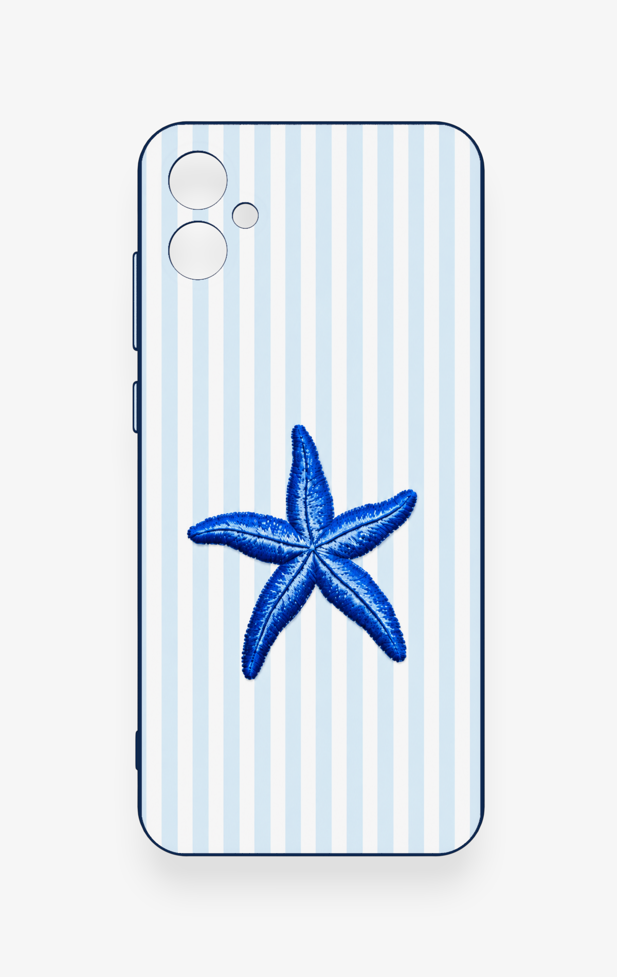 Samsung A05 Uyumlu Mavi Deniz Yıldızı Desenli Silikon Kılıf
