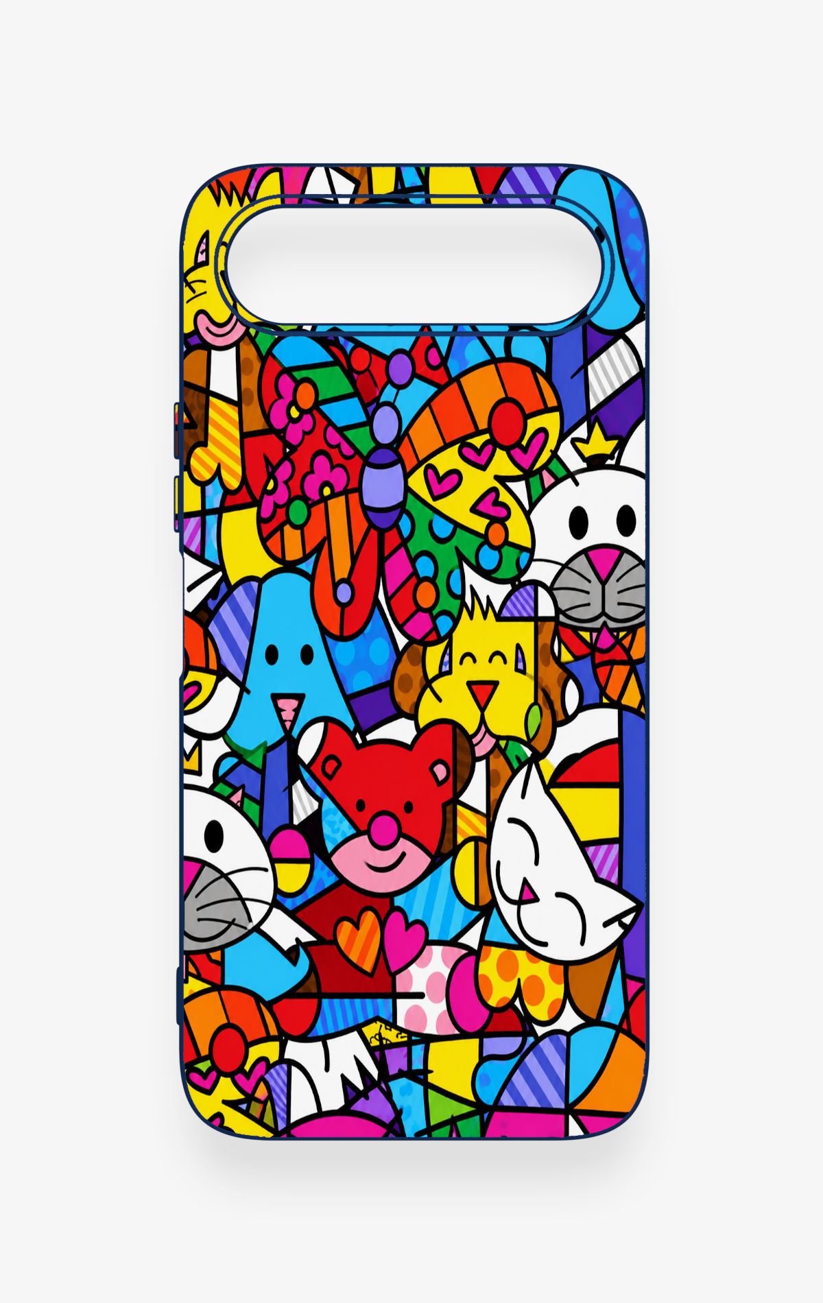 Tecno Spark 50 5G Uyumlu Britto Garden Desenli Silikon Kılıf