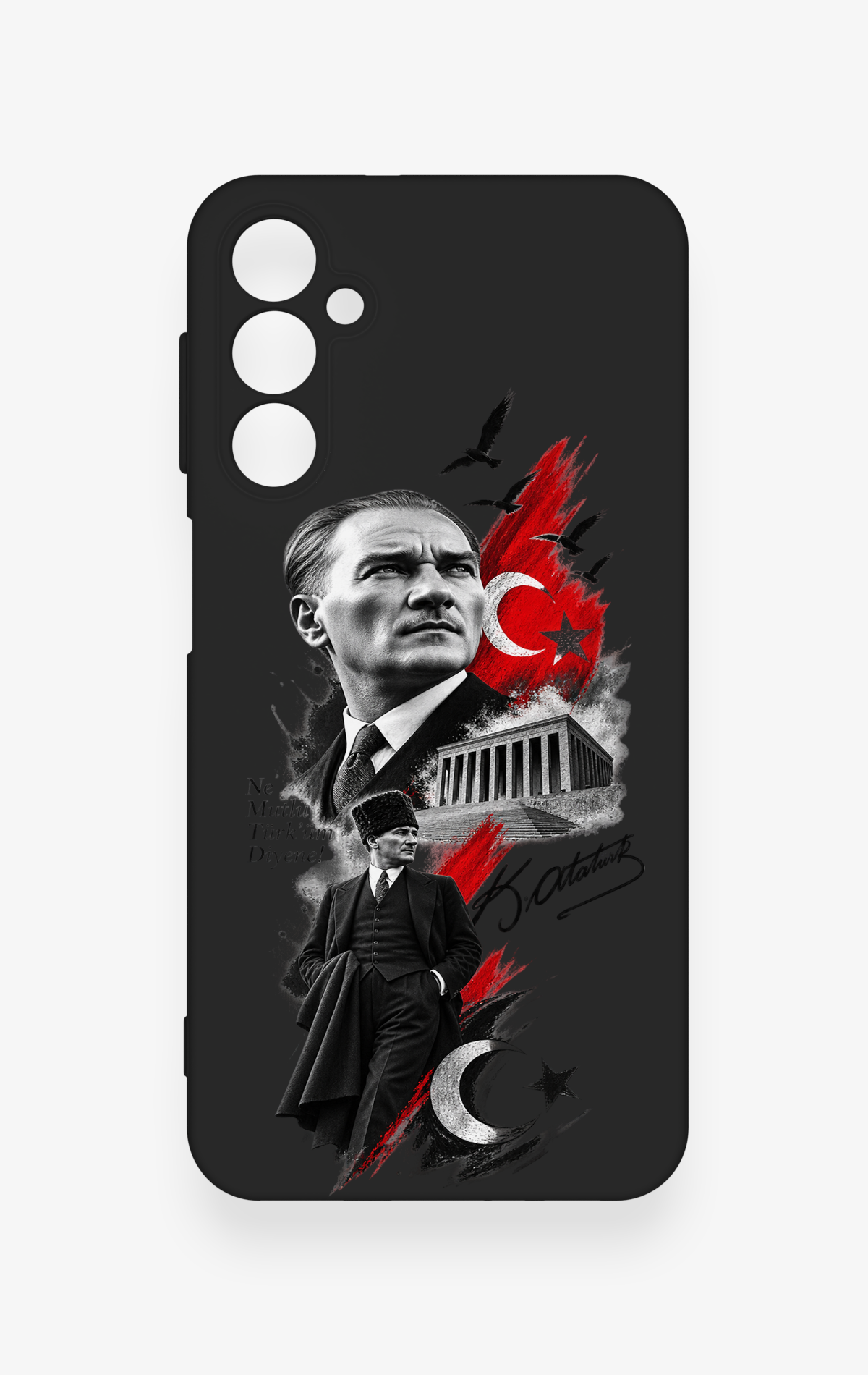 Samsung A24 Uyumlu Atatürk Anıtkabir Desenli Silikon Kılıf