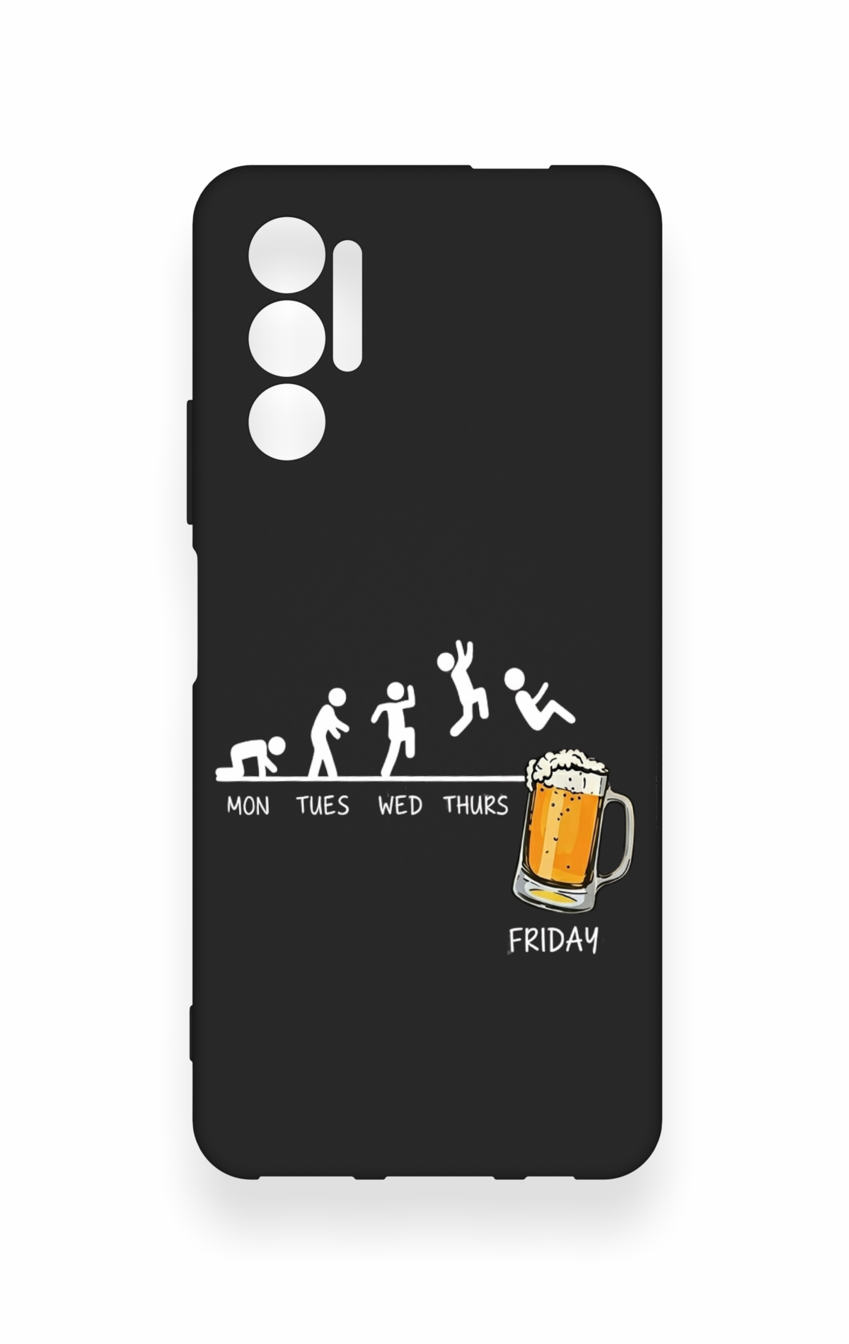 Tecno Pova 3 Uyumlu Fun Day Friday Desenli Silikon Kılıf