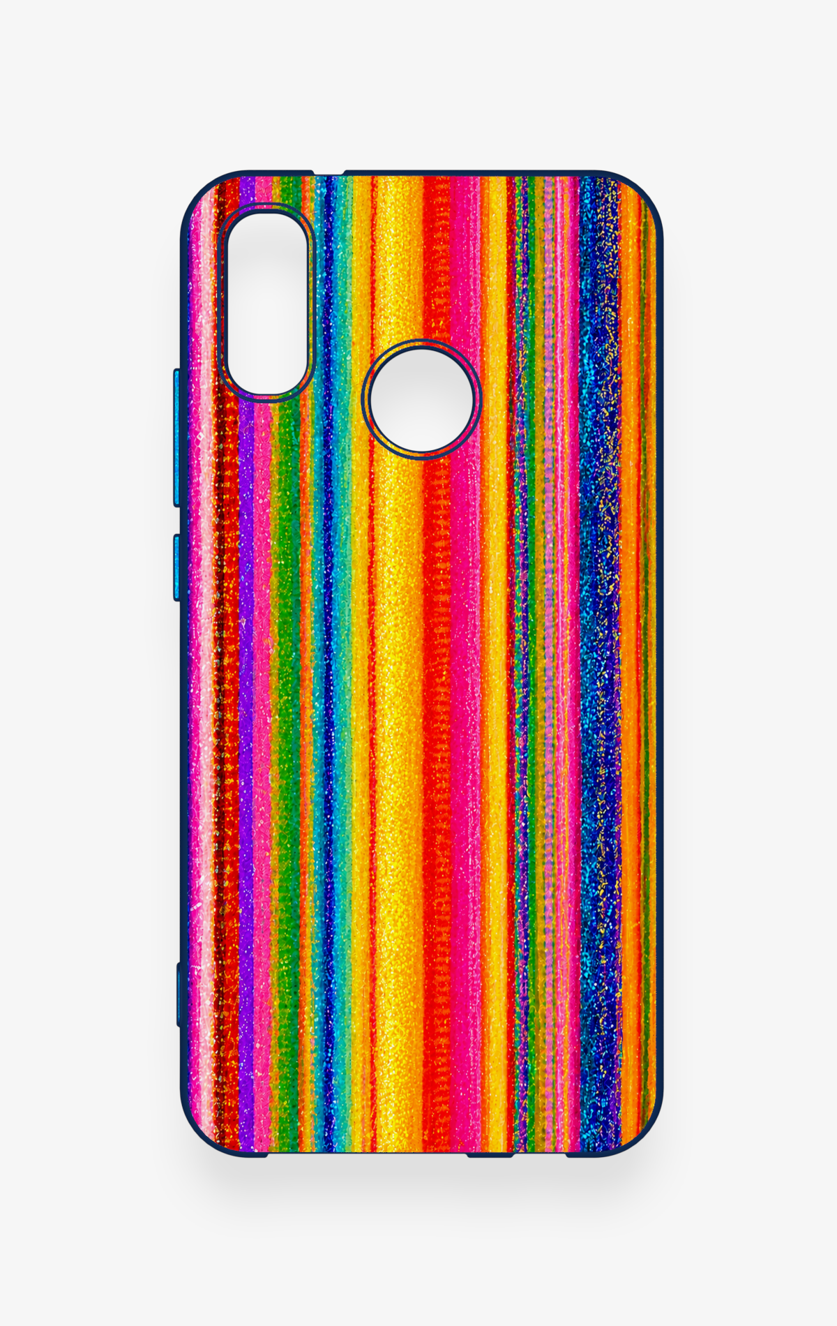 Huawei P20 Lite Uyumlu Rengarenk Desenli Silikon Kılıf