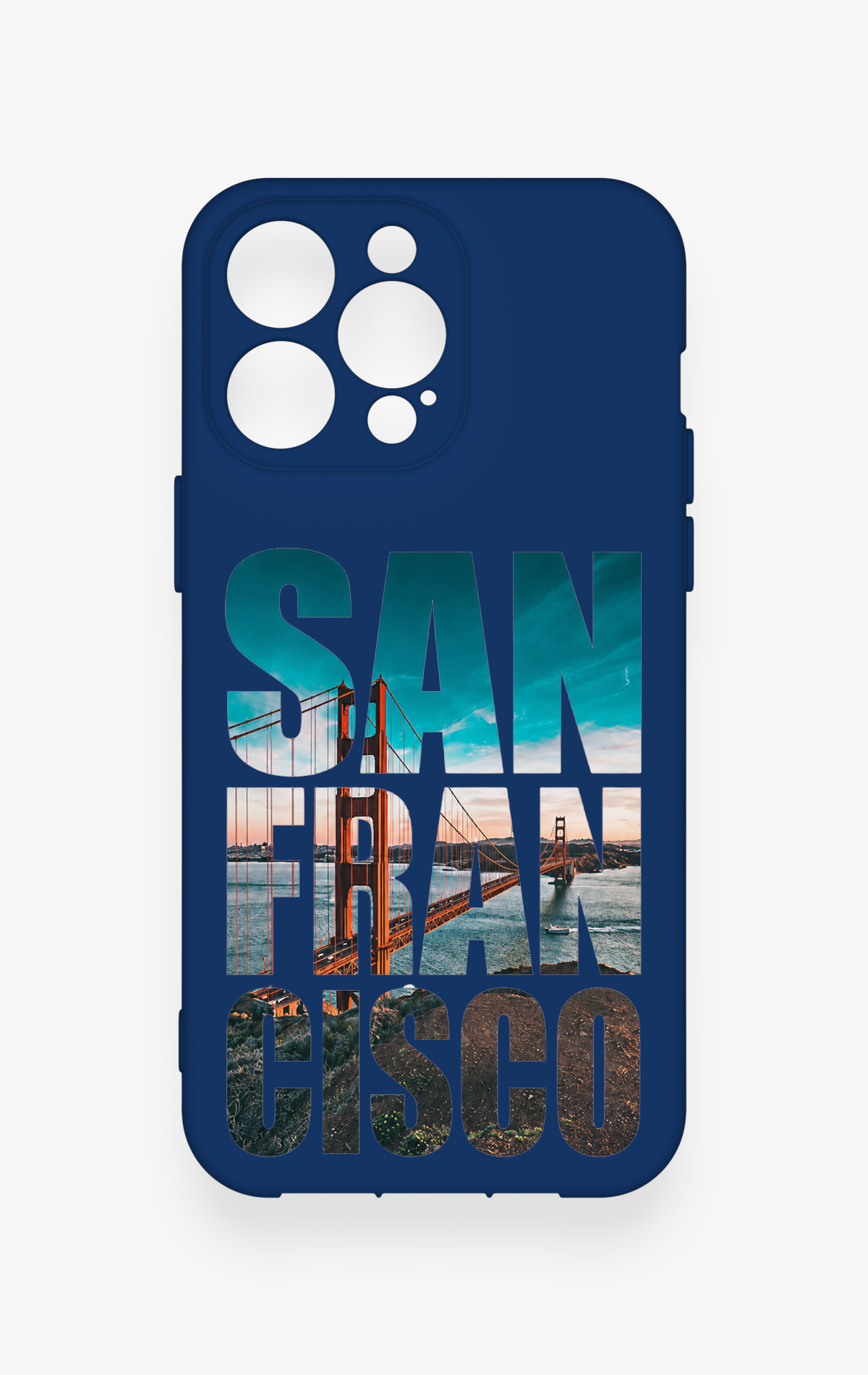 iPhone 13 Pro Max Uyumlu San Francisco Desenli Silikon Kılıf