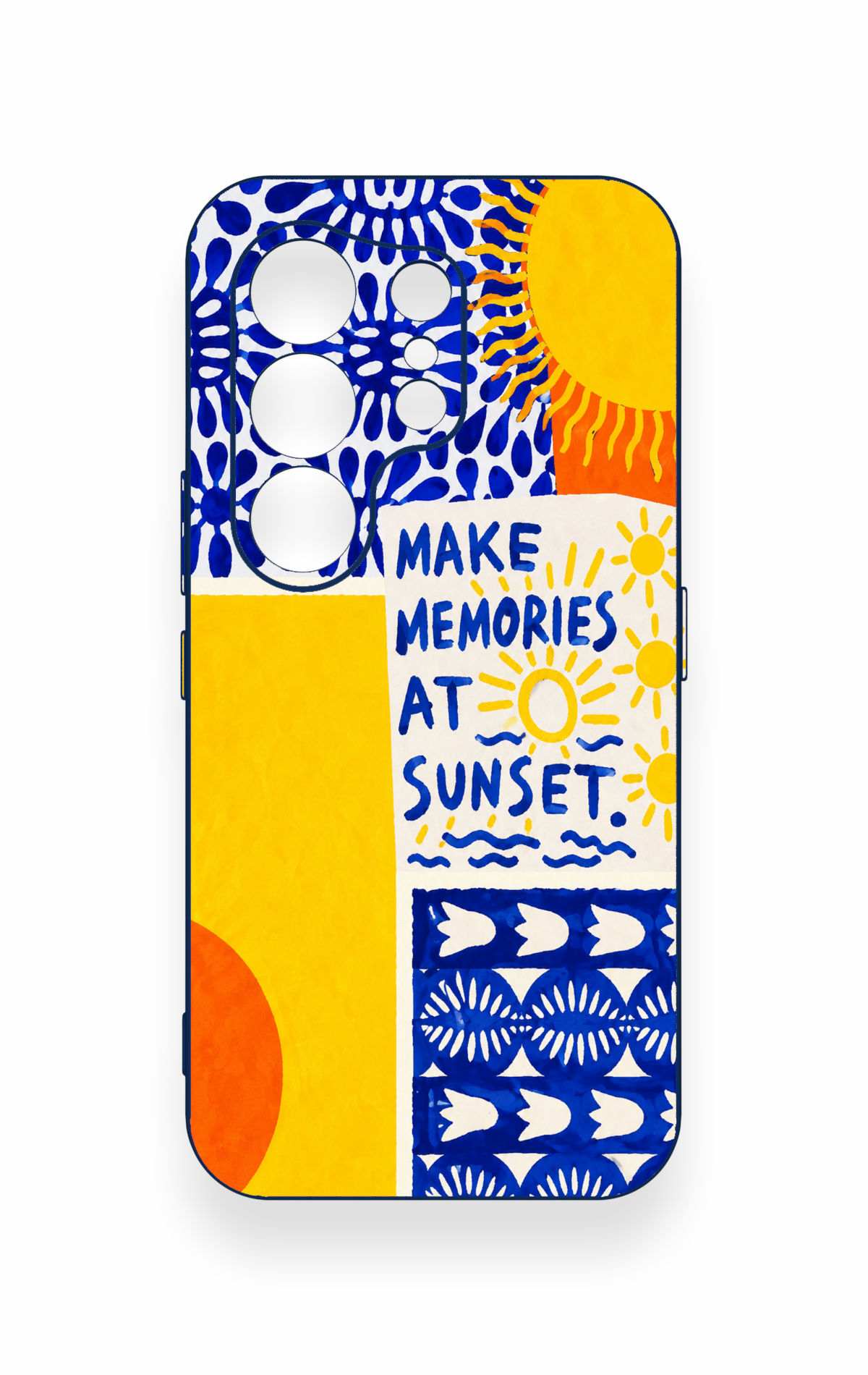 Tecno Camon 50 Uyumlu Sunset Desenli Silikon Kılıf