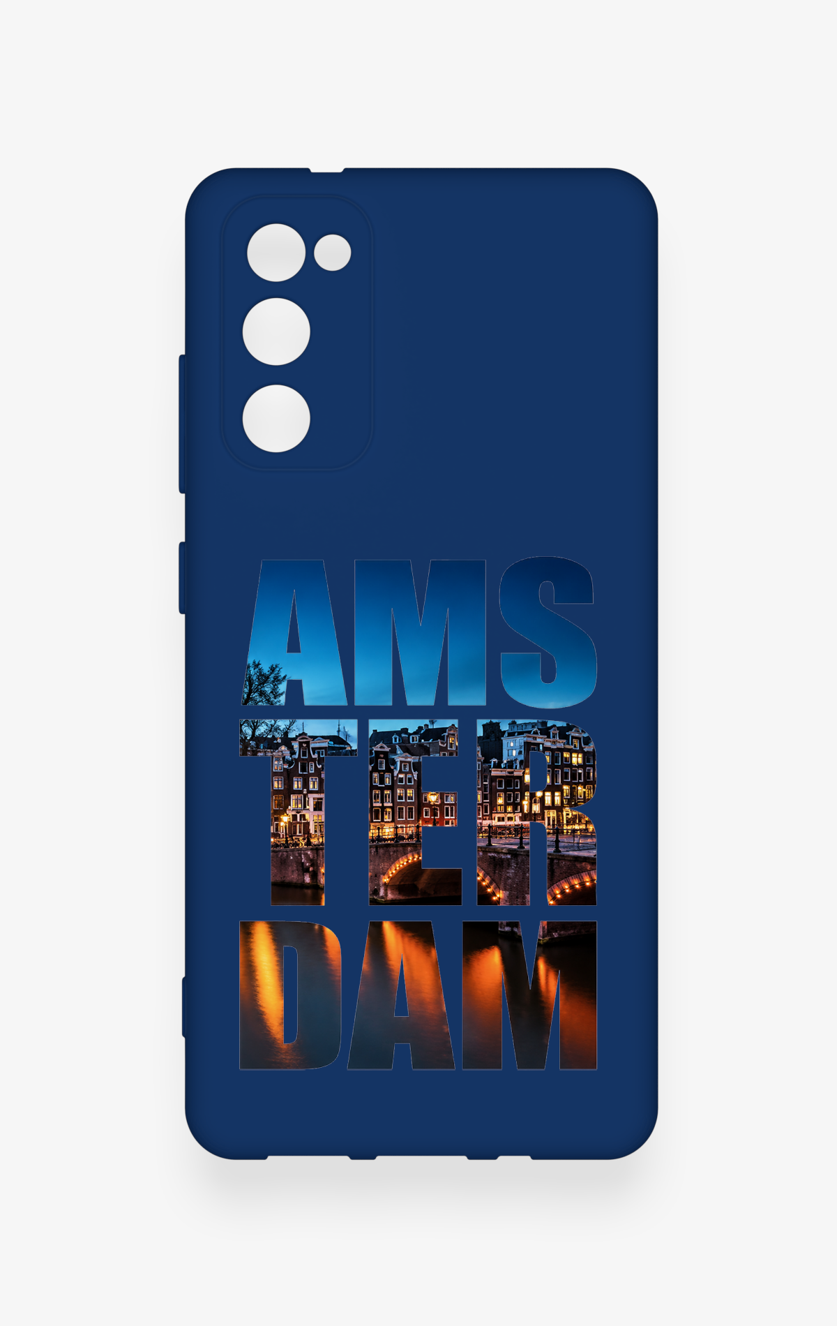 Samsung S20Fe Uyumlu Amsterdam Desenli Silikon Kılıf