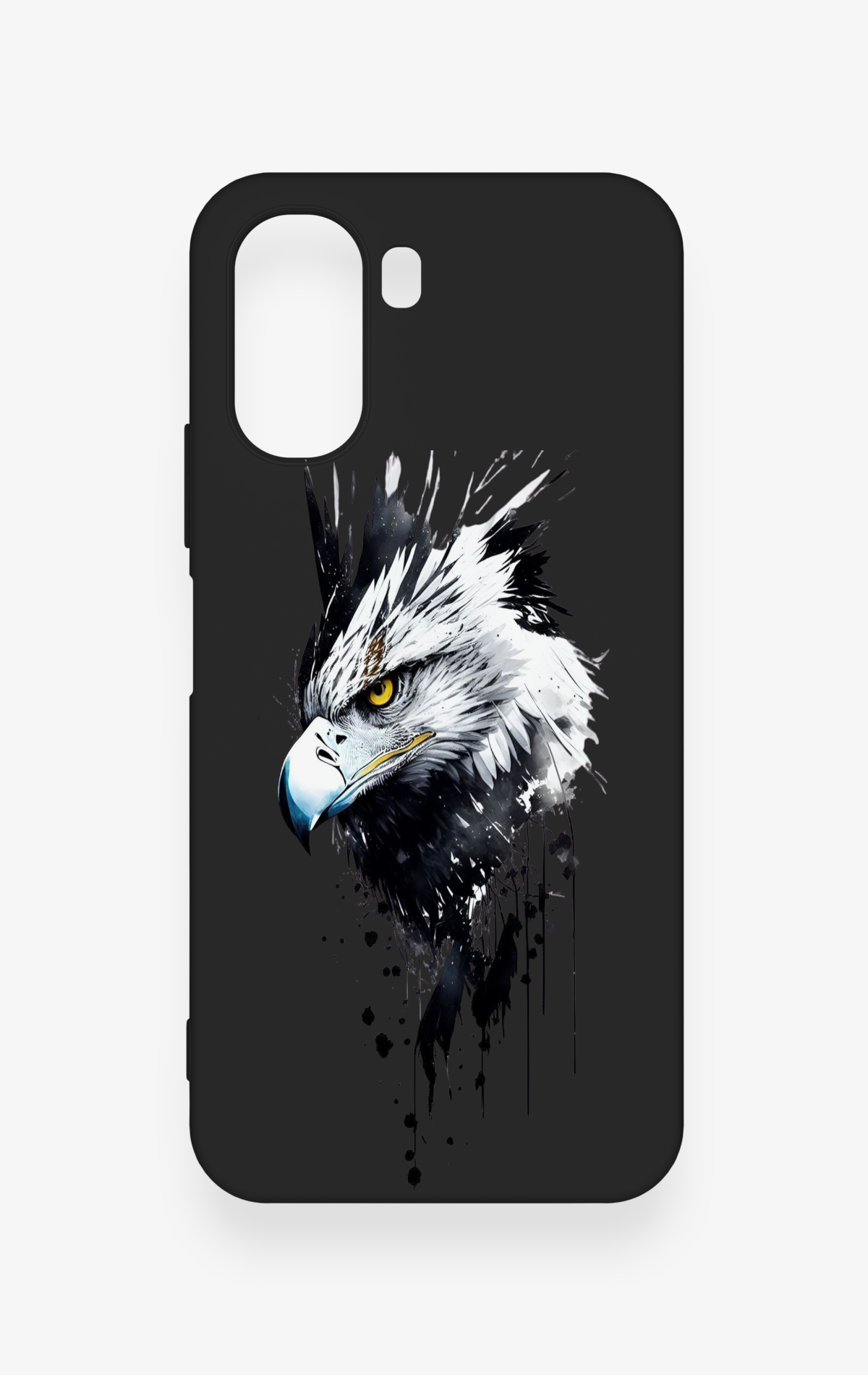 Oppo A6T Uyumlu Bald Eagle Desenli Silikon Kılıf