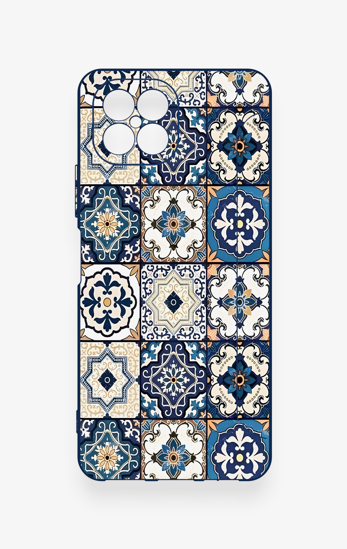 Omix X600 Uyumlu Mozaik Çini Desenli Silikon Kılıf