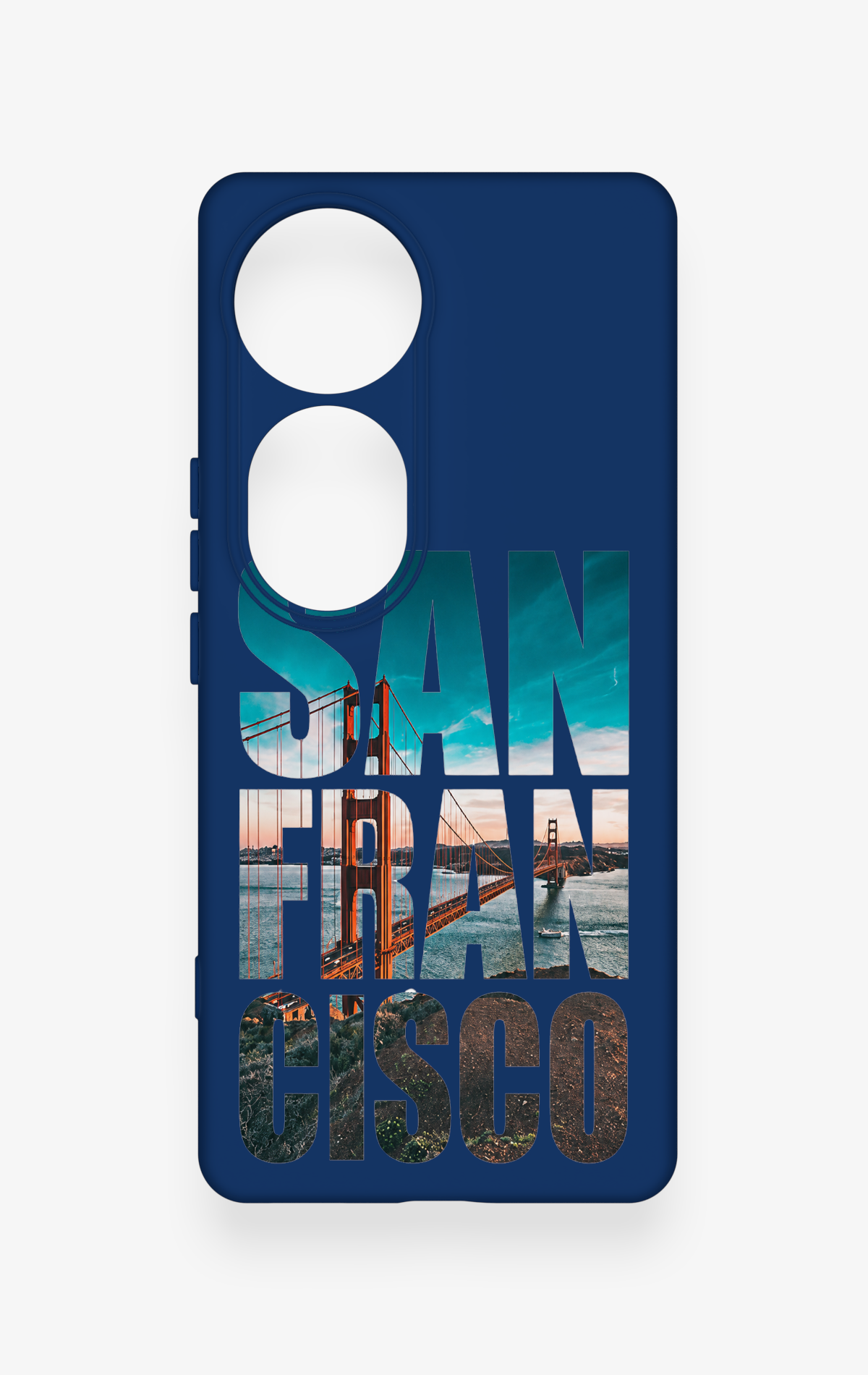 Vivo V40 Uyumlu San Francisco Desenli Silikon Kılıf