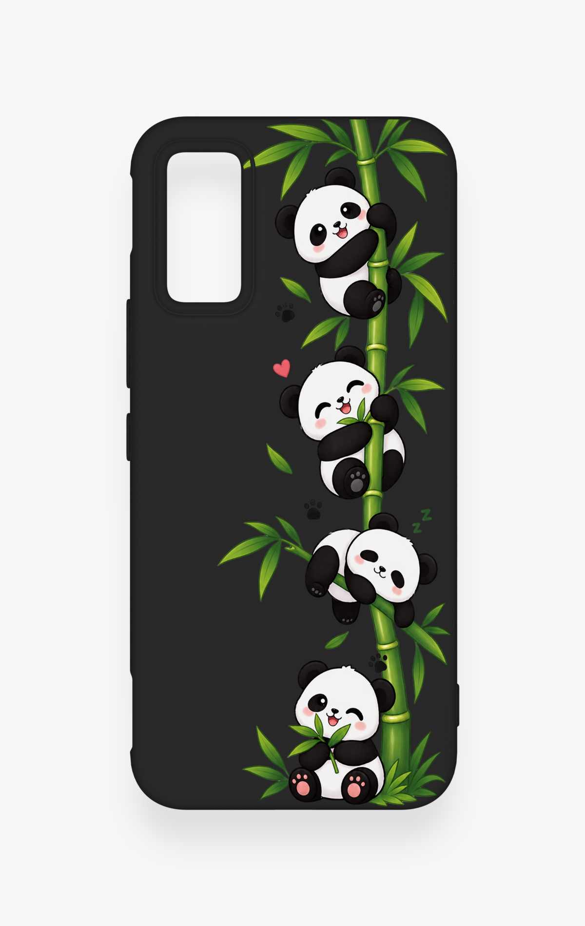 İnfinix Gt 30 Pro Uyumlu Sevimli Panda Bambu Desenli Silikon Kılıf