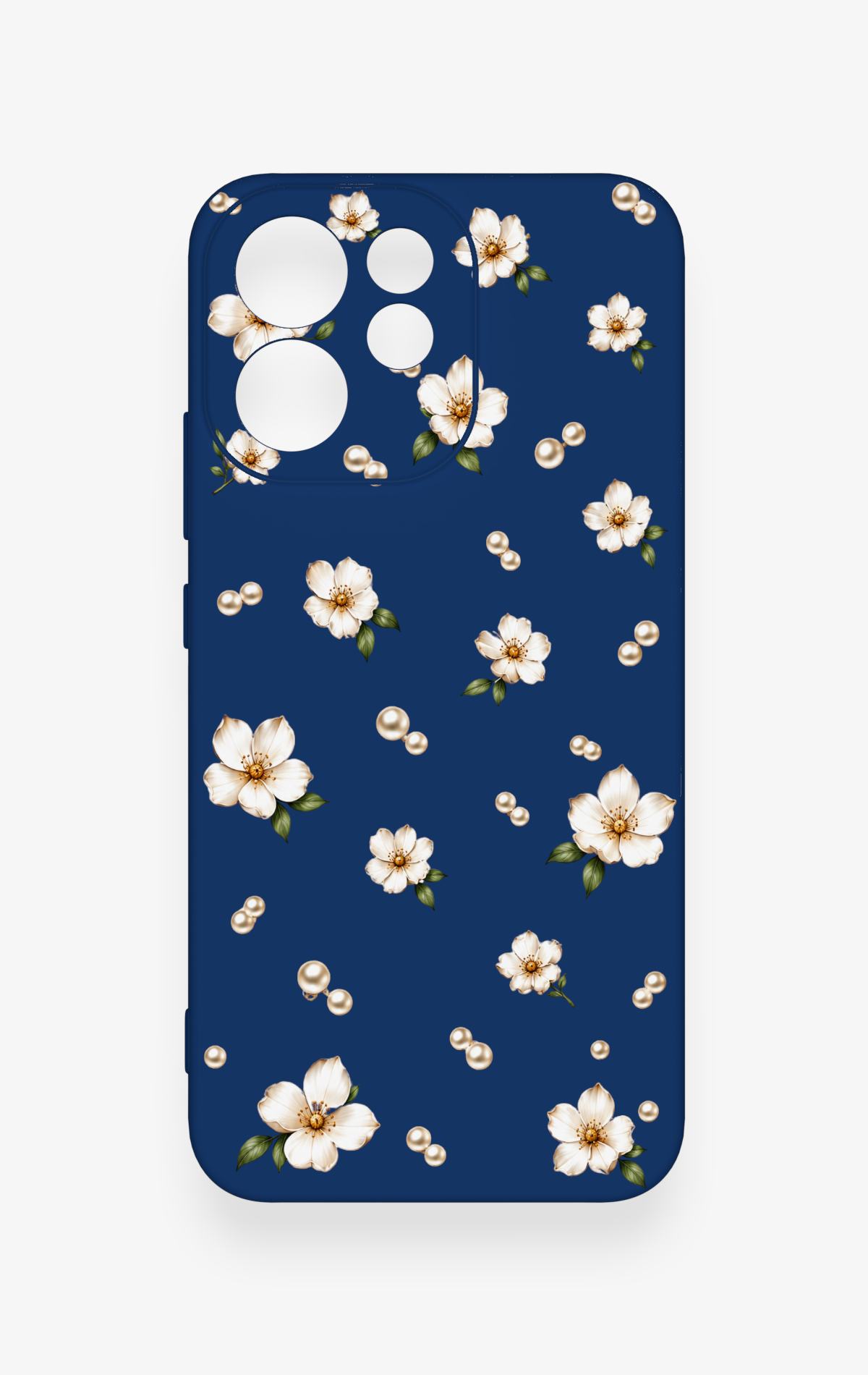 Oppo Reno 15F Uyumlu Papatya İnci Desenli Silikon Kılıf