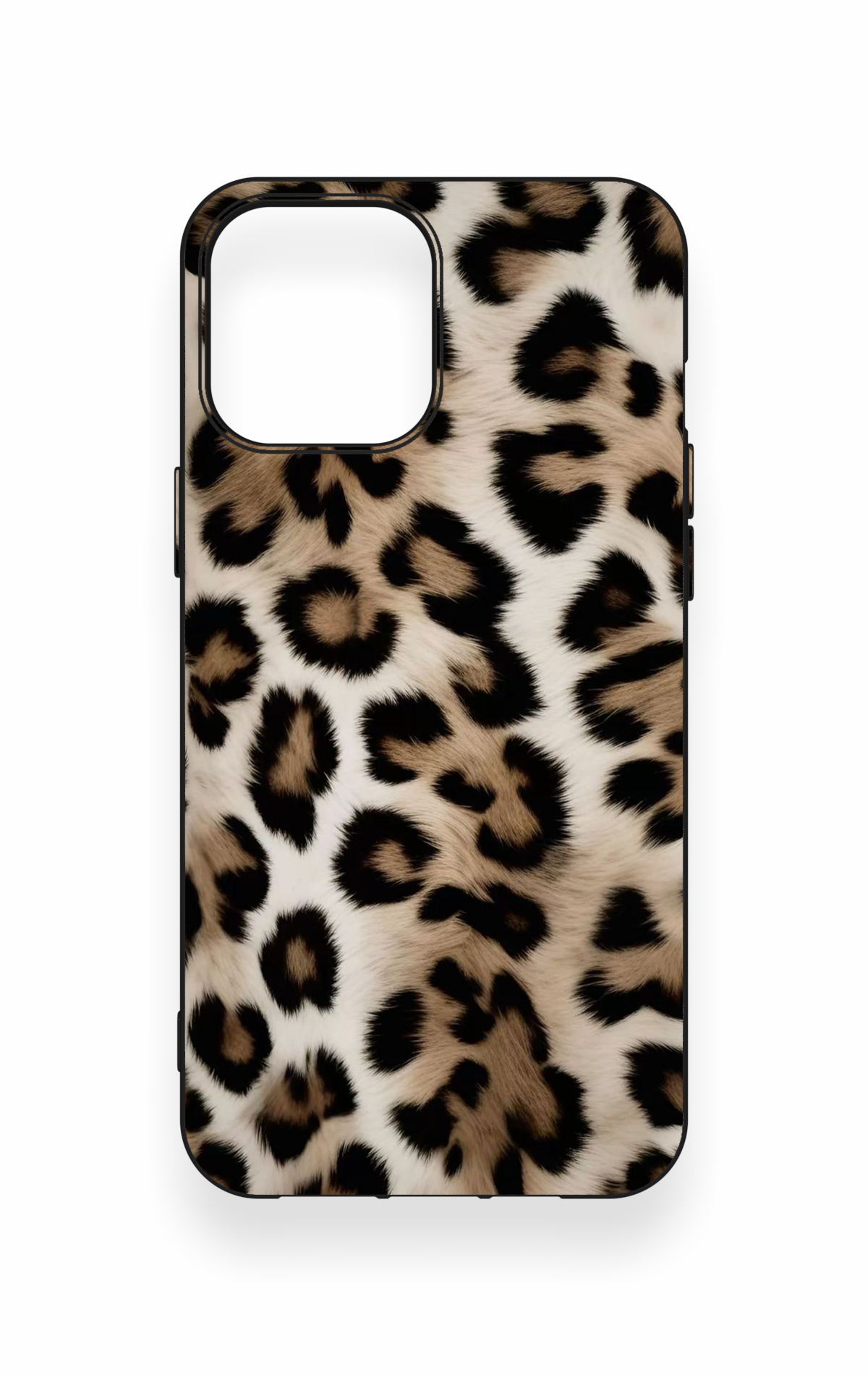iPhone 12 Pro Max Uyumlu Leopar Derisi Desenli Silikon Kılıf