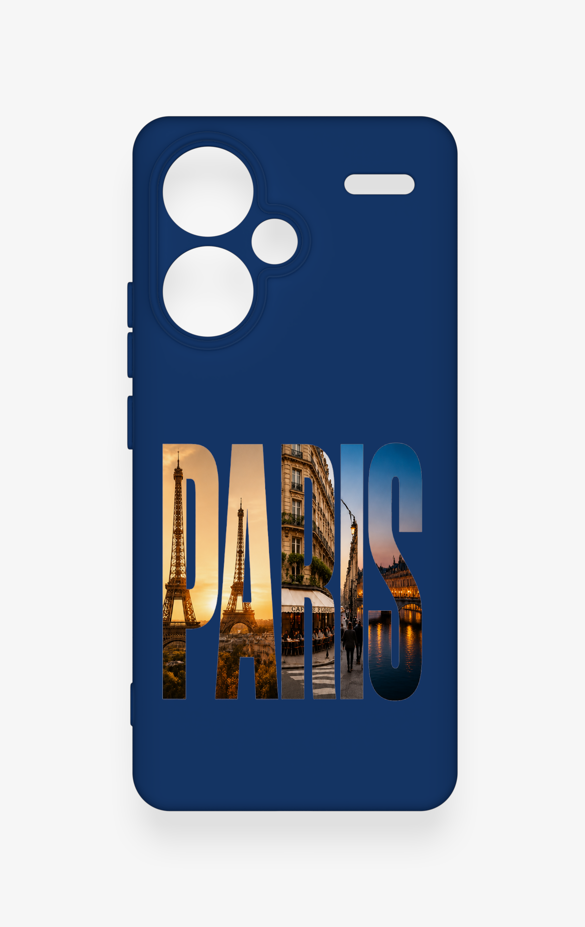 Redmi Note 13 Pro Plus Uyumlu Paris Desenli Silikon Kılıf