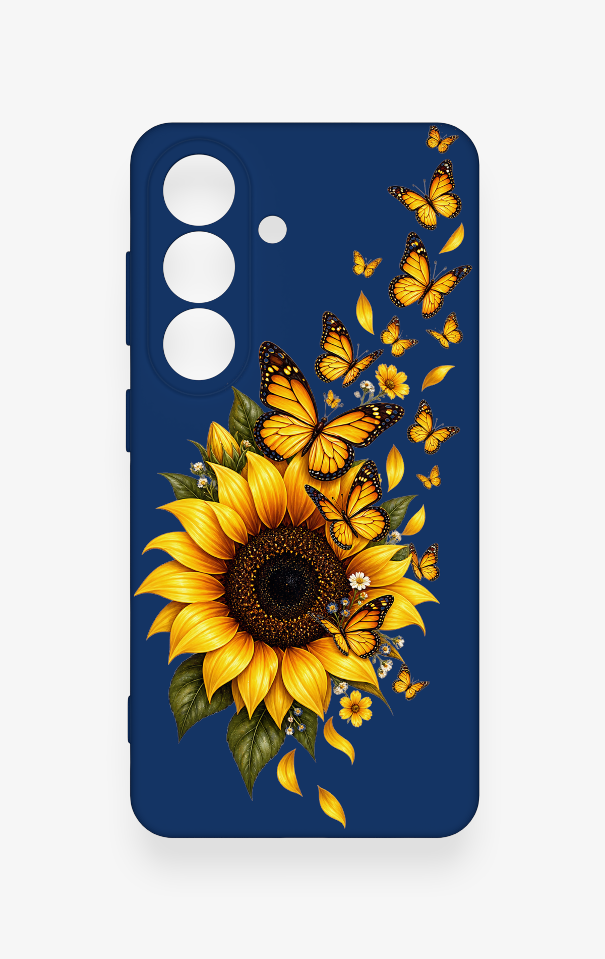 Samsung S26 Uyumlu Ayçiçeği Desenli Silikon Kılıf