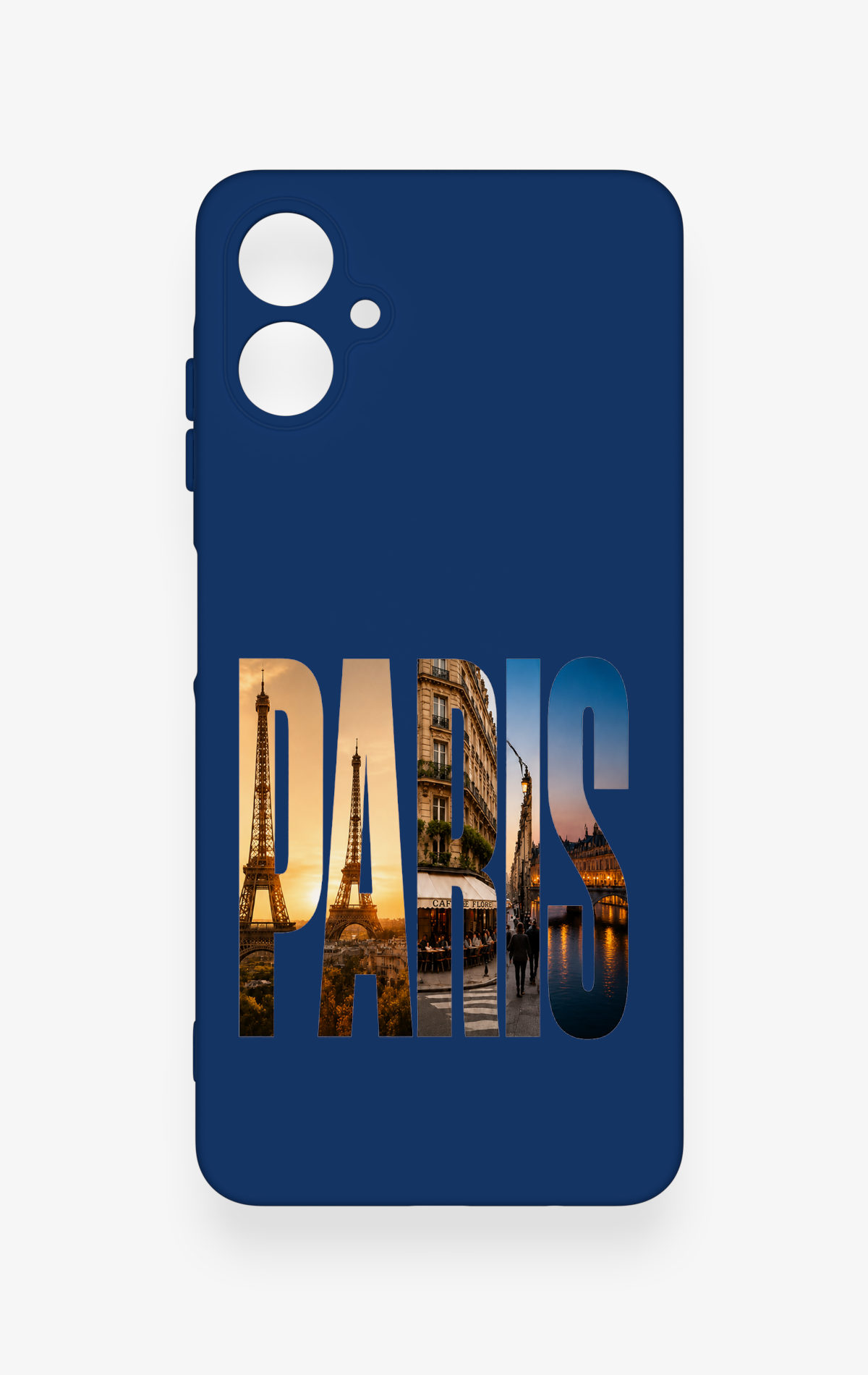 Samsung A06 Uyumlu Paris Desenli Silikon Kılıf