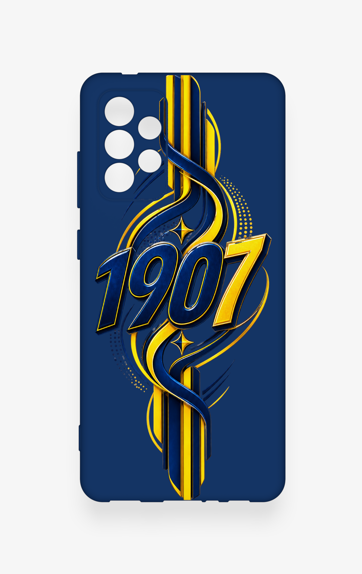 Samsung-A72 Uyumlu FB-1907 Desenli Silikon Kılıf