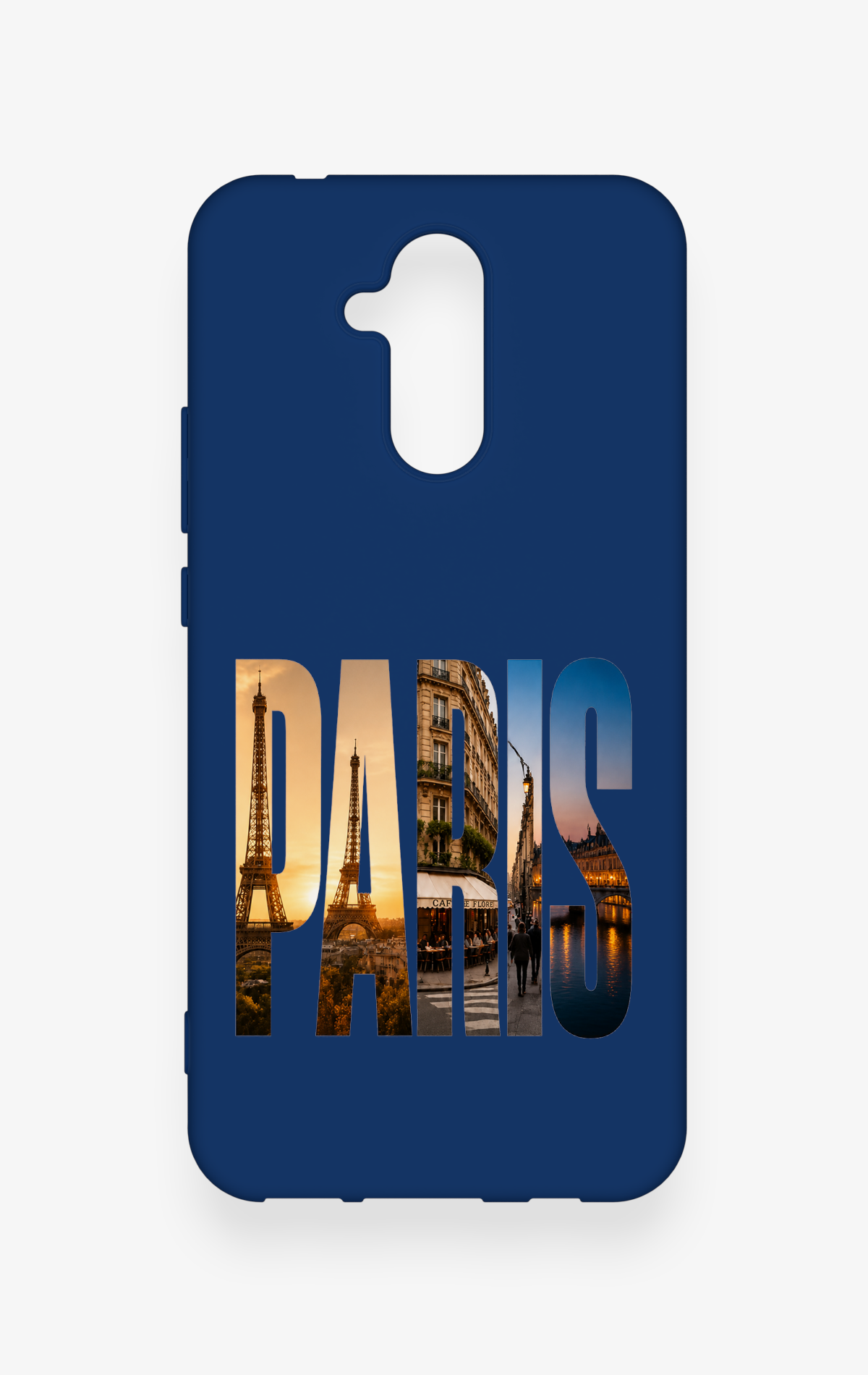 Huawei Mate 20 Lite Uyumlu Paris Desenli Silikon Kılıf