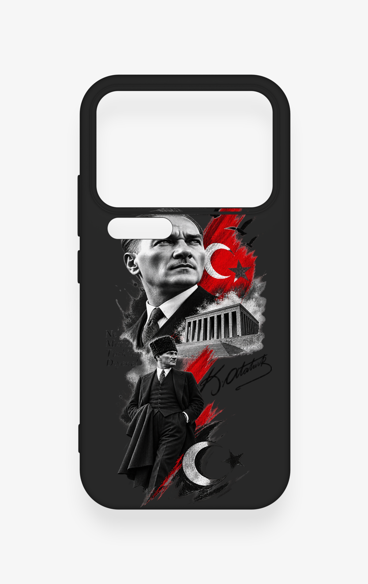 Xiaomi Mi 17 Pro 5G Uyumlu Atatürk Anıtkabir Desenli Silikon Kılıf