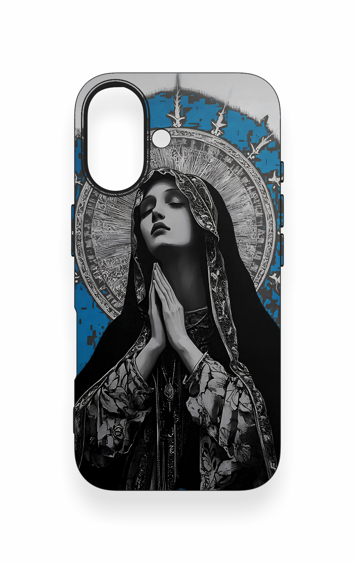iPhone 16 Uyumlu Rahibe Desenli Silikon Kılıf