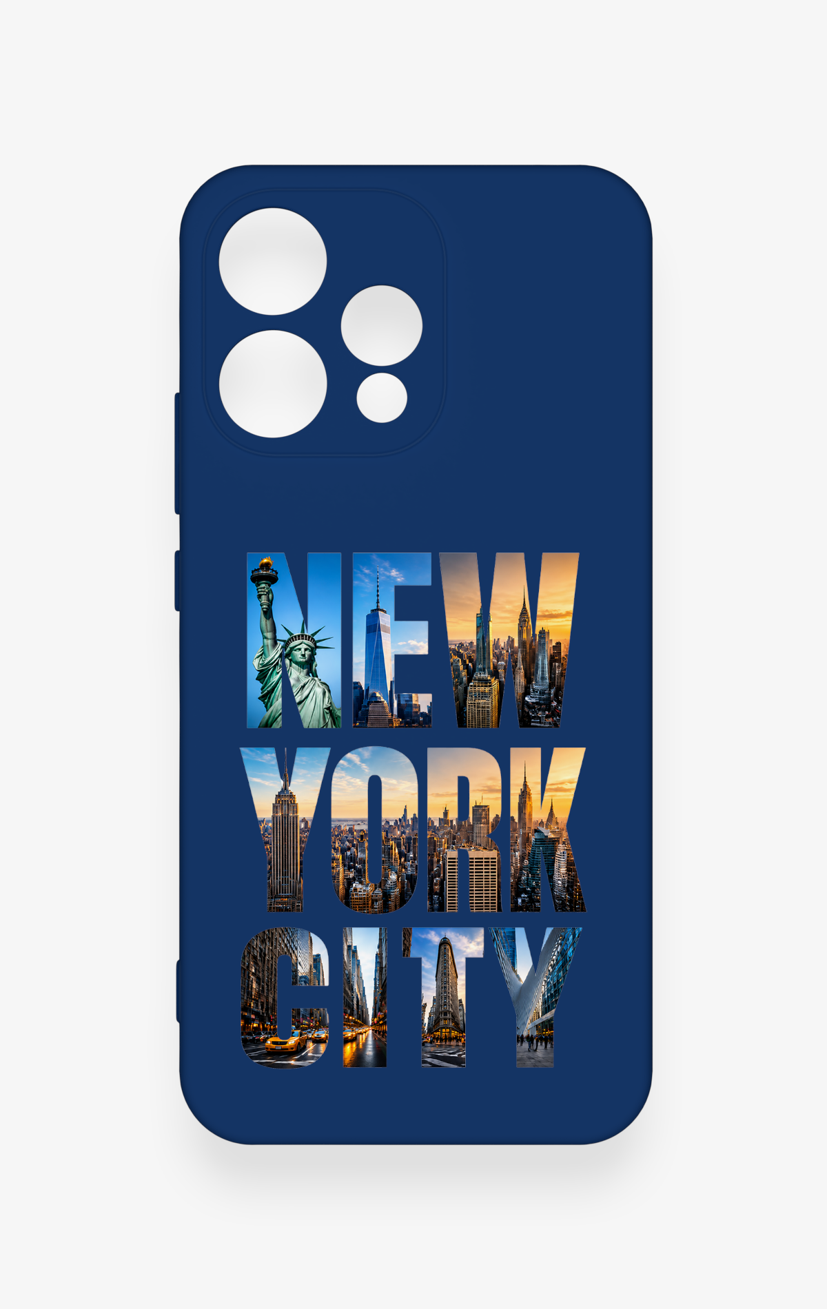 Oppo Reno 15 5G Uyumlu New York City Desenli Silikon Kılıf
