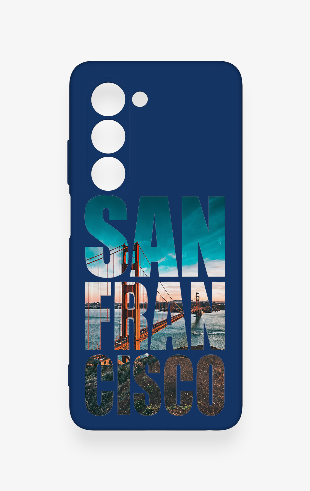 Oppo A5 5G Uyumlu San Francisco Desenli Silikon Kılıf