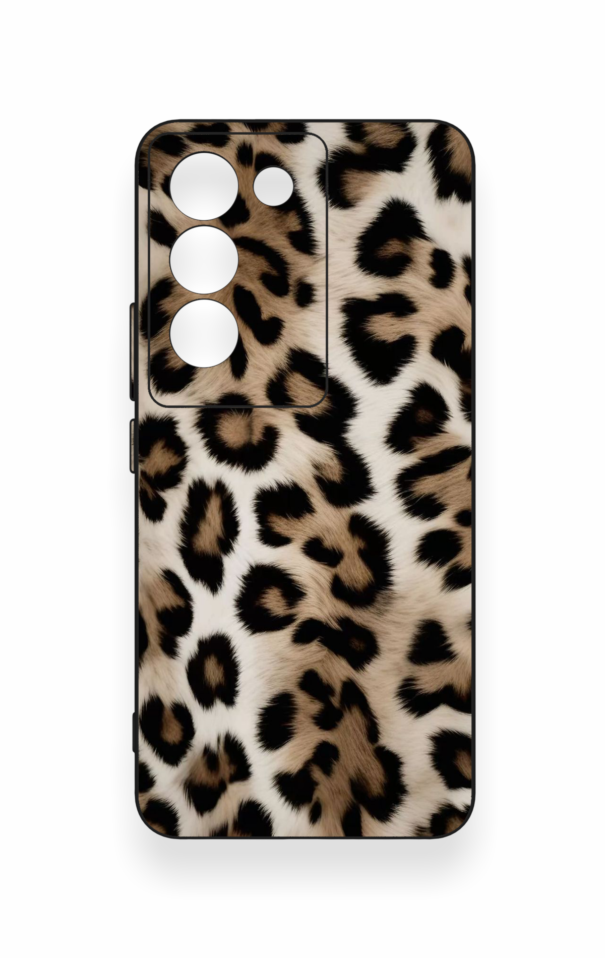 Vivo V30 Lite Uyumlu Leopar Derisi Desenli Silikon Kılıf