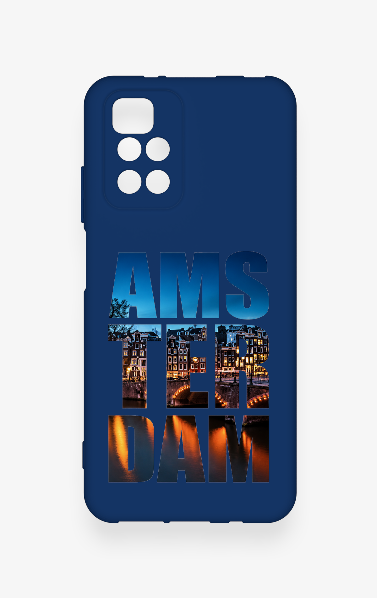 Redmi 10 2022 Uyumlu Amsterdam Desenli Silikon Kılıf