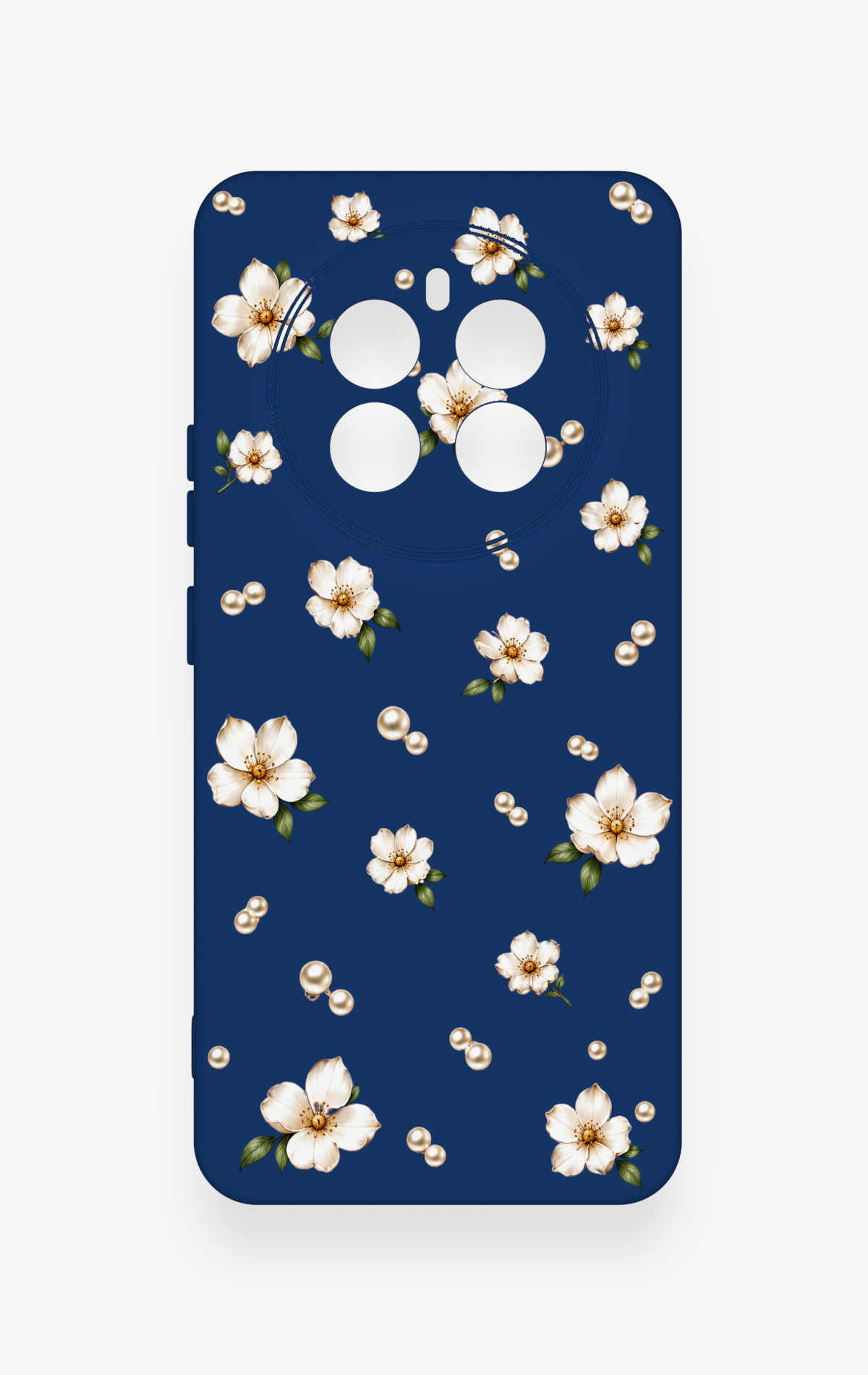 Realme 12 4G Uyumlu Papatya İnci Desenli Silikon Kılıf