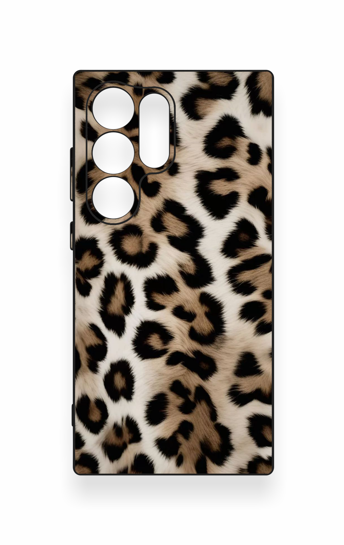 Samsung S24 Ultra Uyumlu Leopar Derisi Desenli Silikon Kılıf