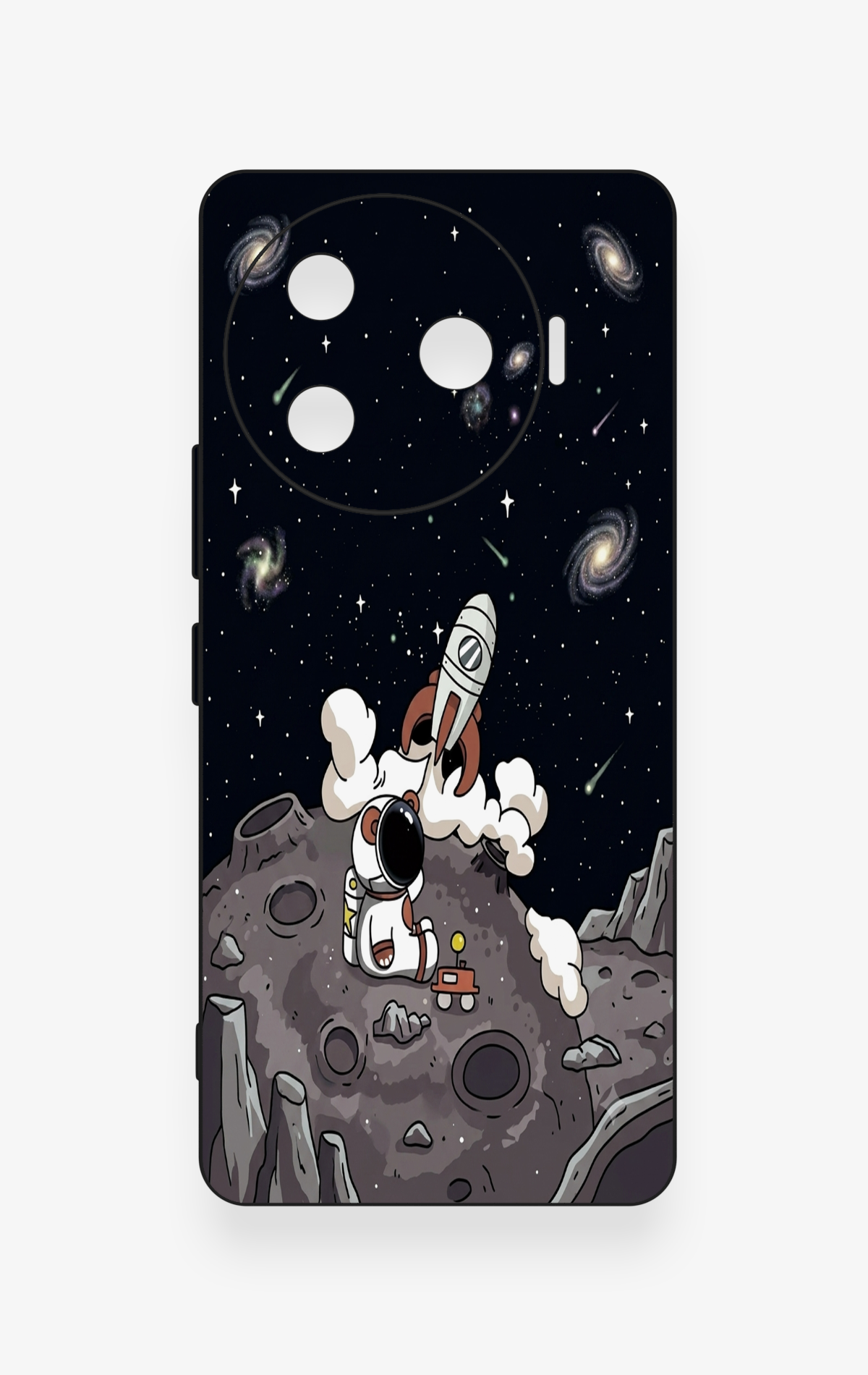 Tecno Camon 30 Pro 5G Uyumlu Uzay Astronot Desenli Silikon Kılıf