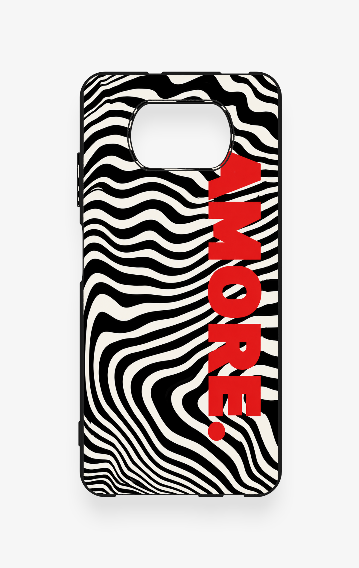 Poco X3 Uyumlu Zebra Amore Desenli Silikon Kılıf