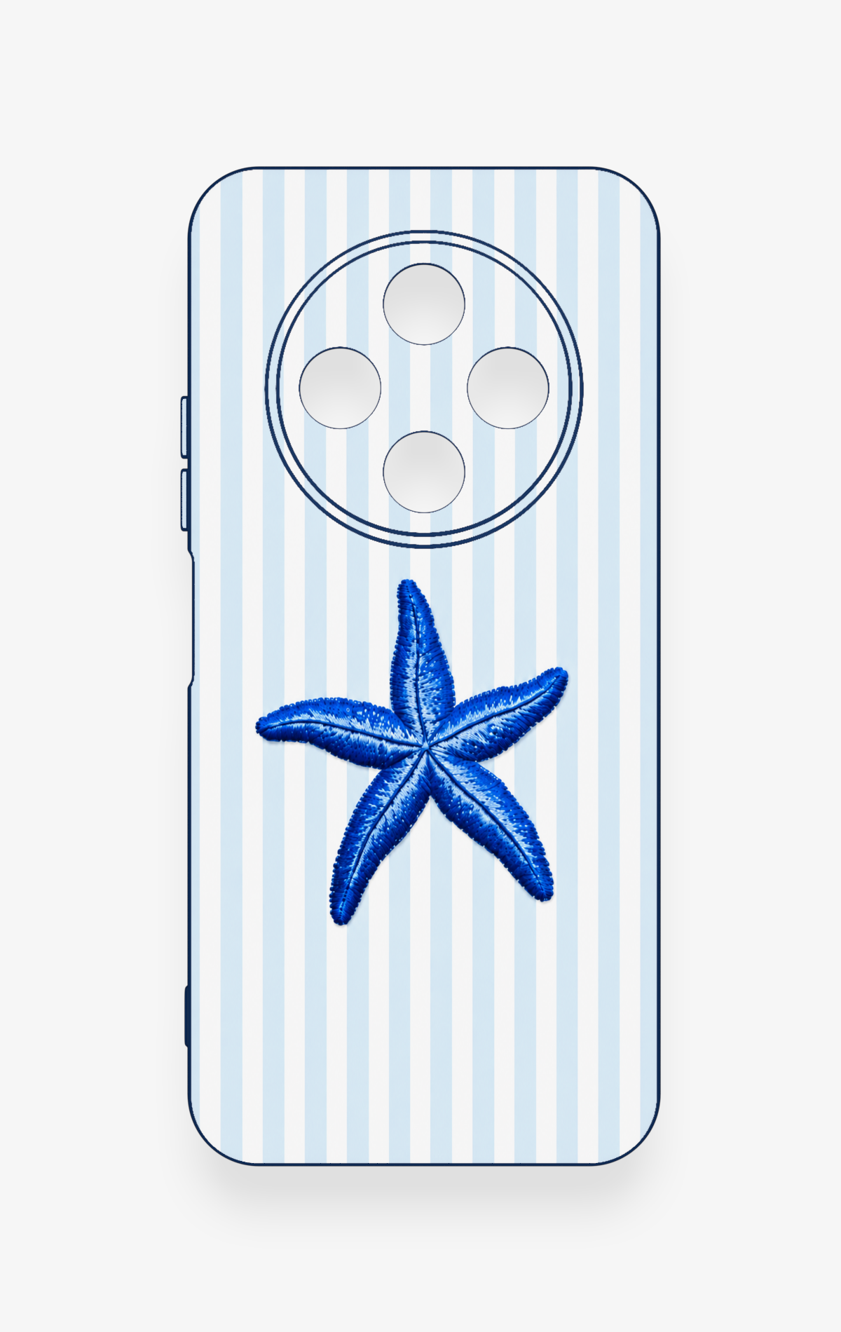 Tecno Spark 30C Uyumlu Mavi Deniz Yıldızı Desenli Silikon Kılıf