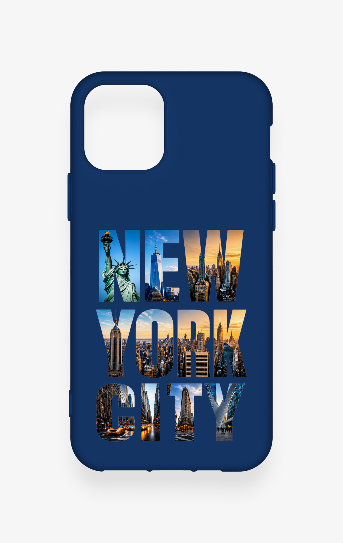 iPhone 11 Pro Uyumlu New York City Desenli Silikon Kılıf