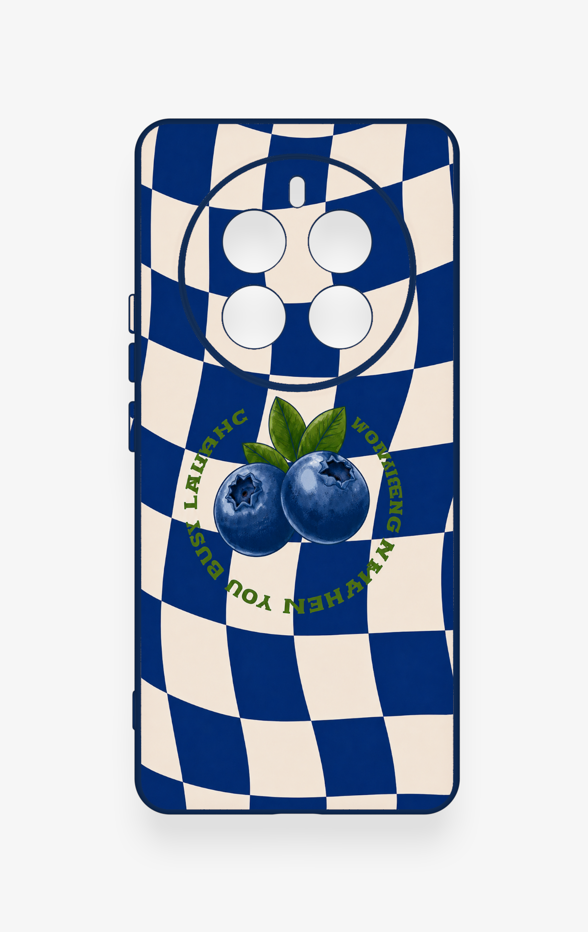 Realme 12 Pro Uyumlu Yaban Mersini Desenli Silikon Kılıf