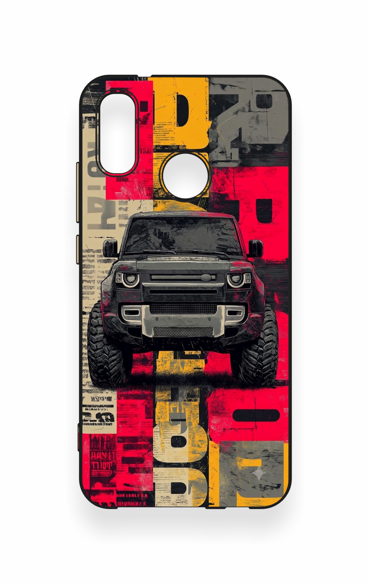Huawei P20 Lite Uyumlu Defender Truck Desenli Silikon Kılıf