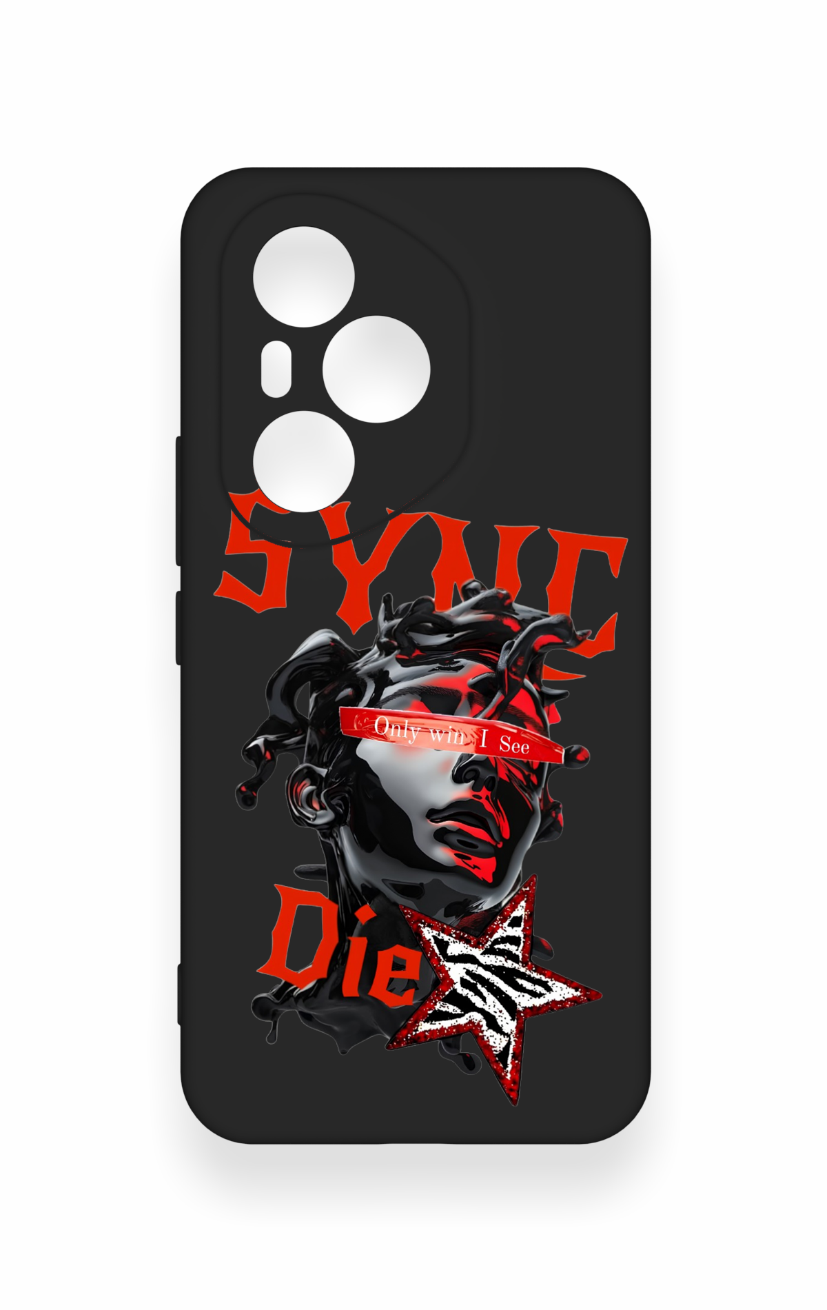 Honor 400 Pro Uyumlu Sync Die Desenli Silikon Kılıf