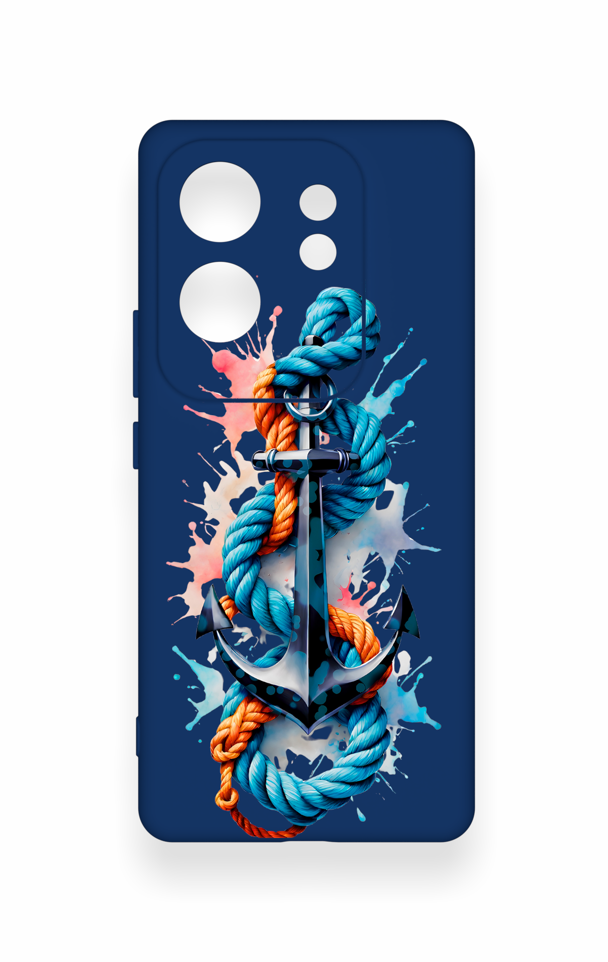 İnfinix Zero 30 Uyumlu Anchor Desenli Silikon Kılıf