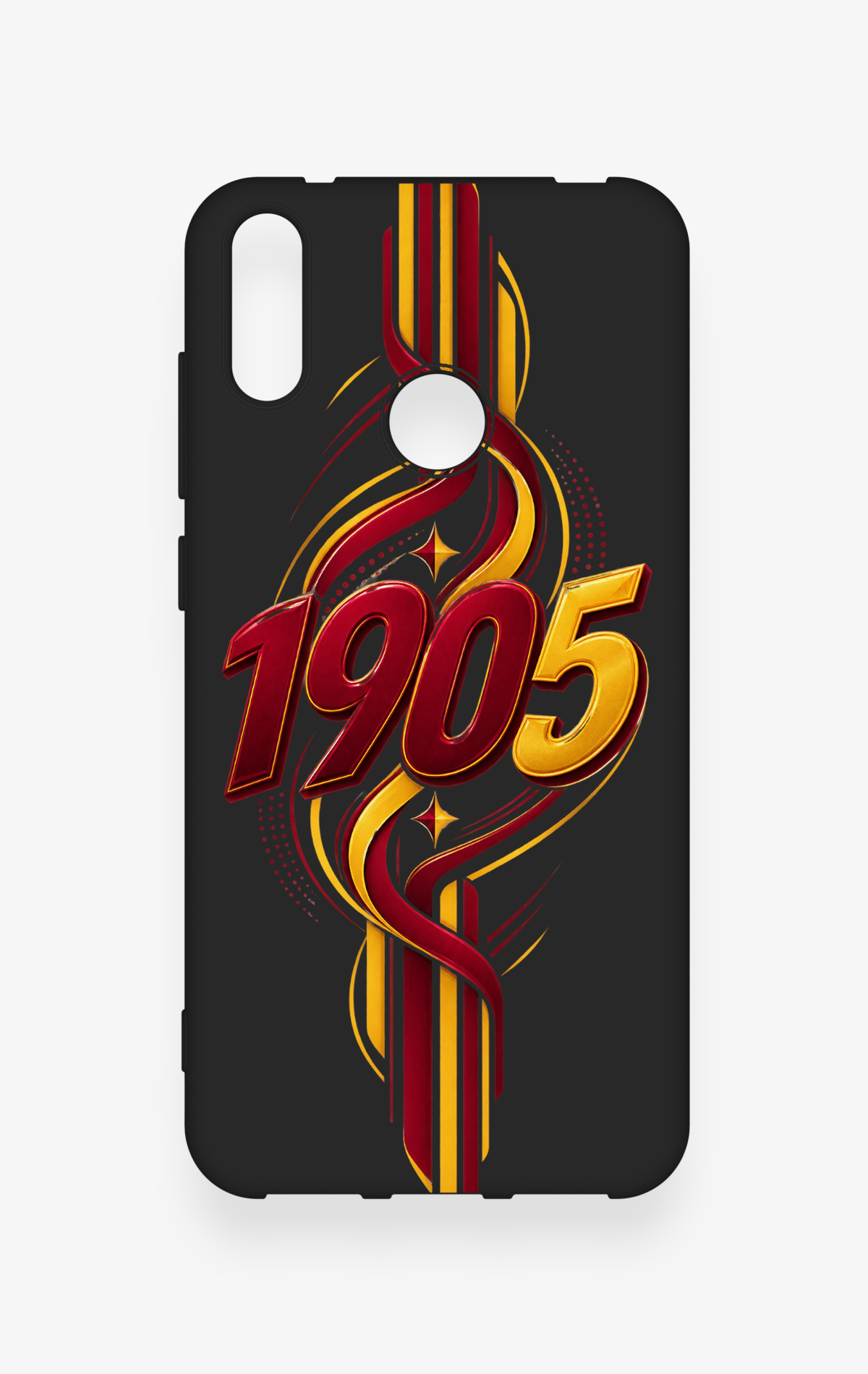 Huawei Y7 2019 Uyumlu GS-1905 Desenli Silikon Kılıf