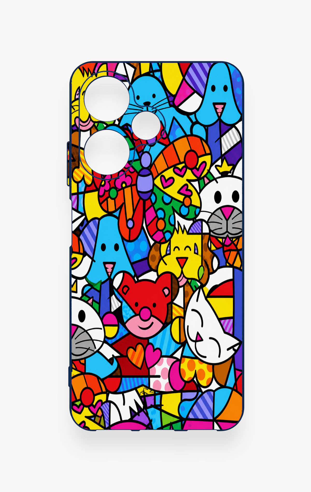 İnfinix Hot 30i Uyumlu Britto Garden Desenli Silikon Kılıf