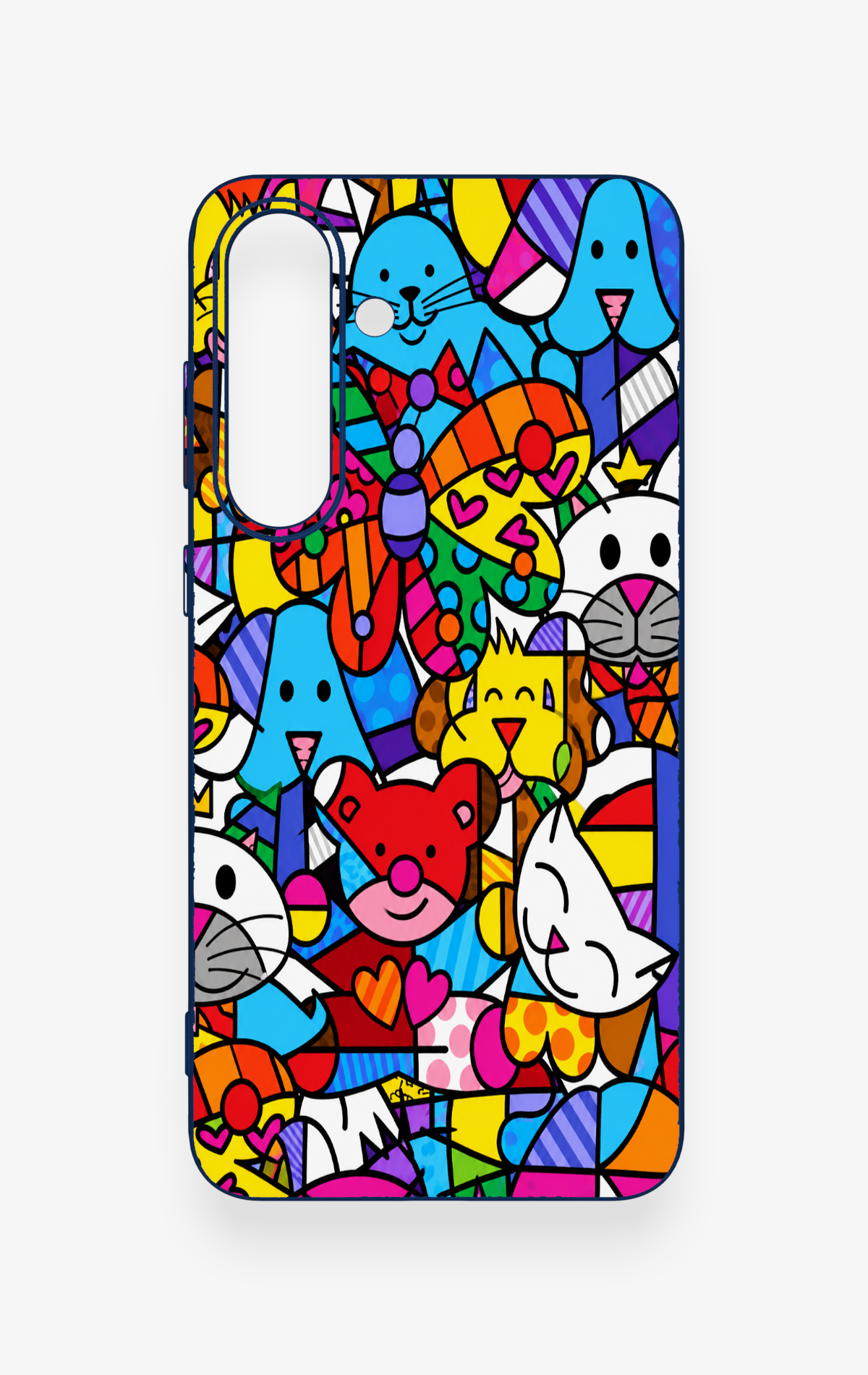 Samsung S25Fe Uyumlu Britto Garden Desenli Silikon Kılıf