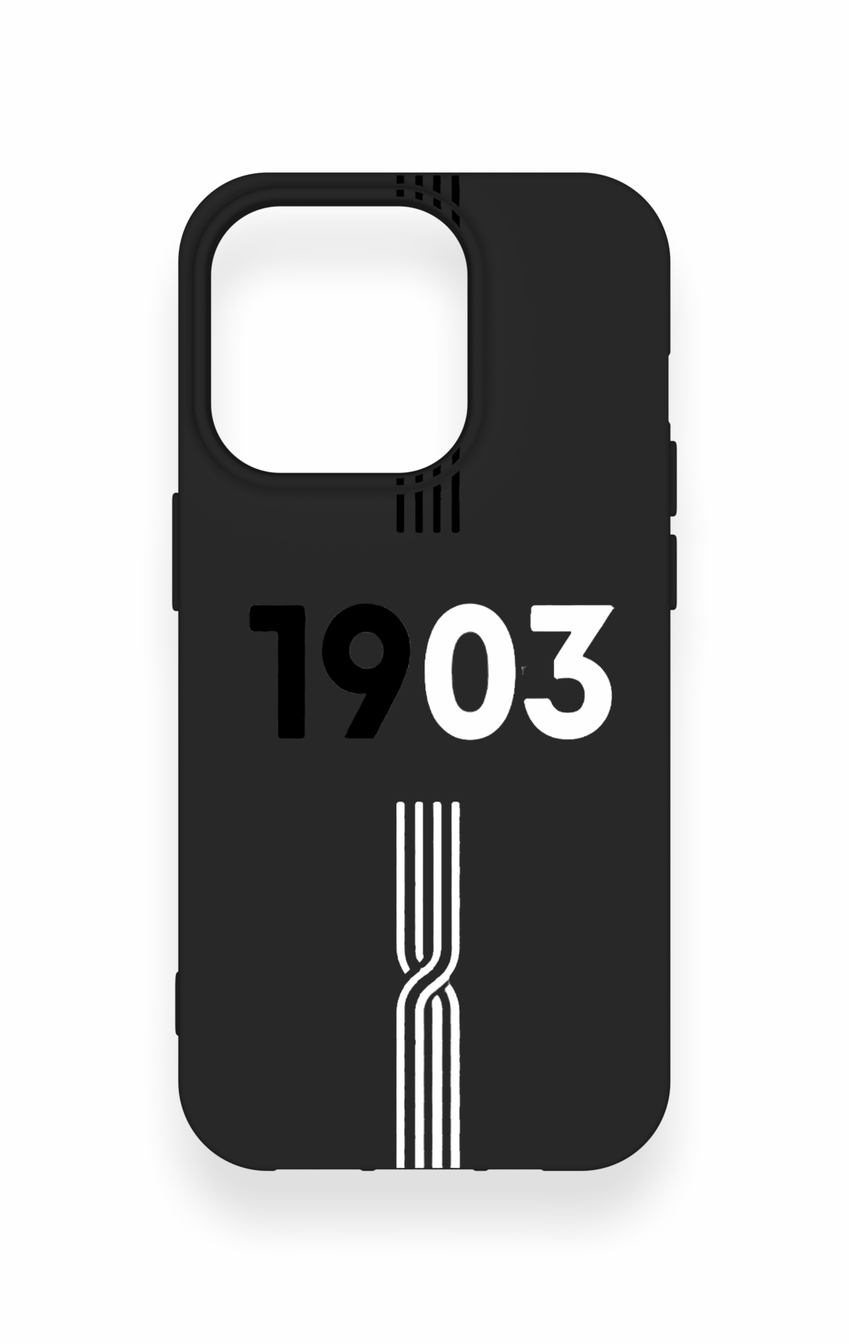 iPhone 14 Pro Uyumlu 1903 Kemer Desenli Silikon Kılıf