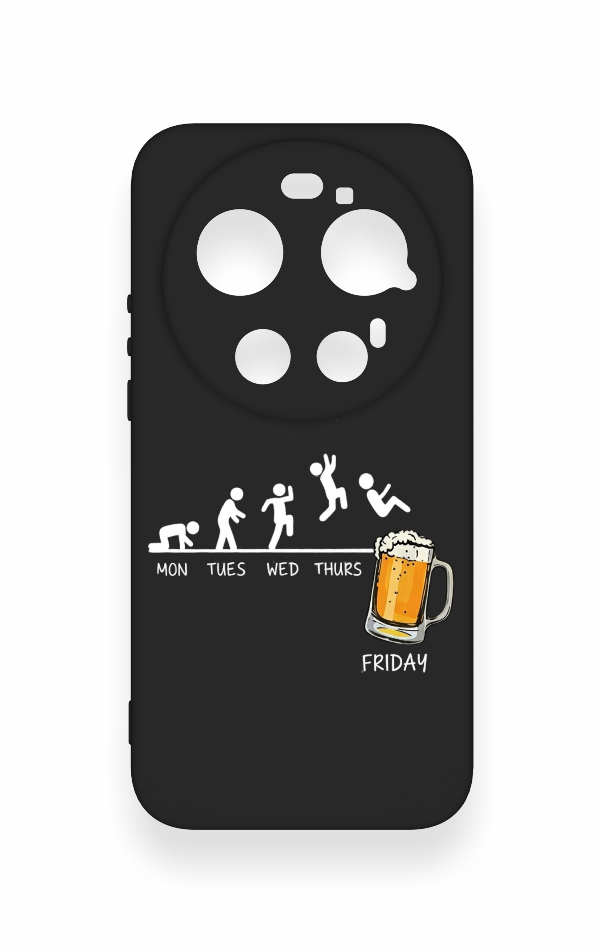 Xiaomi Mi 17 Ultra Uyumlu Fun Day Friday Desenli Silikon Kılıf