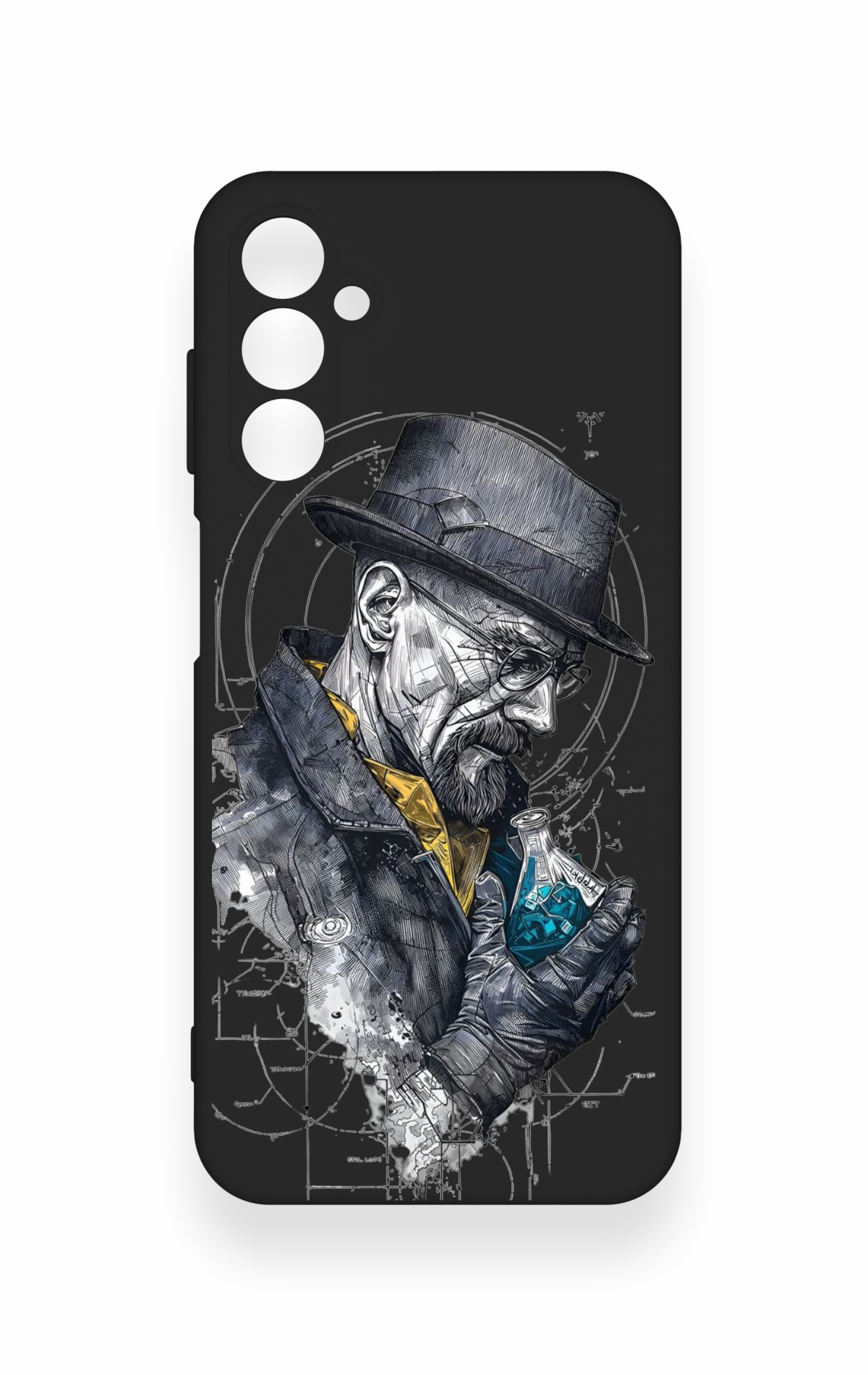 Samsung M14 Uyumlu Walter White Desenli Silikon Kılıf