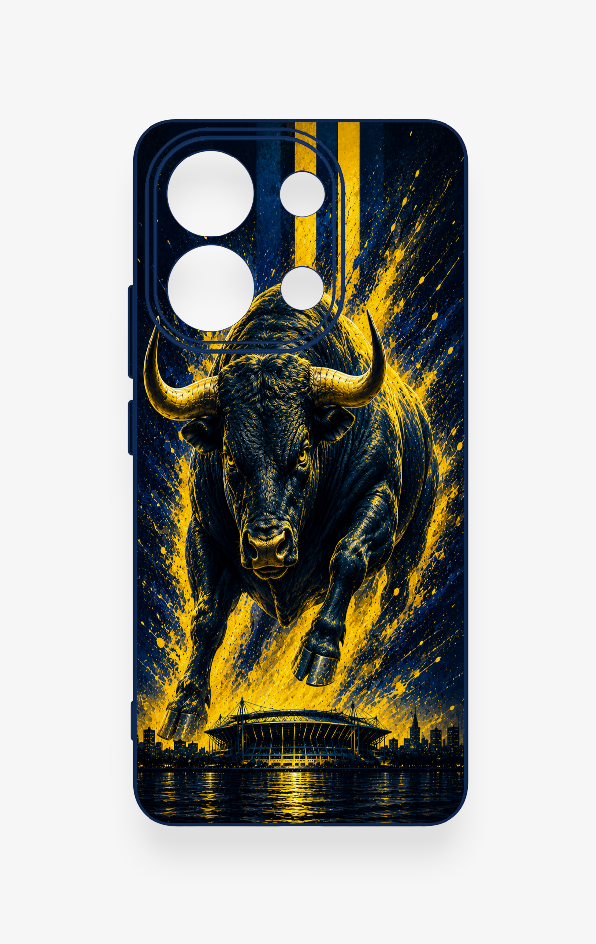 Redmi Note 13 4G Uyumlu Kadiköy Boğası Desenli Silikon Kılıf