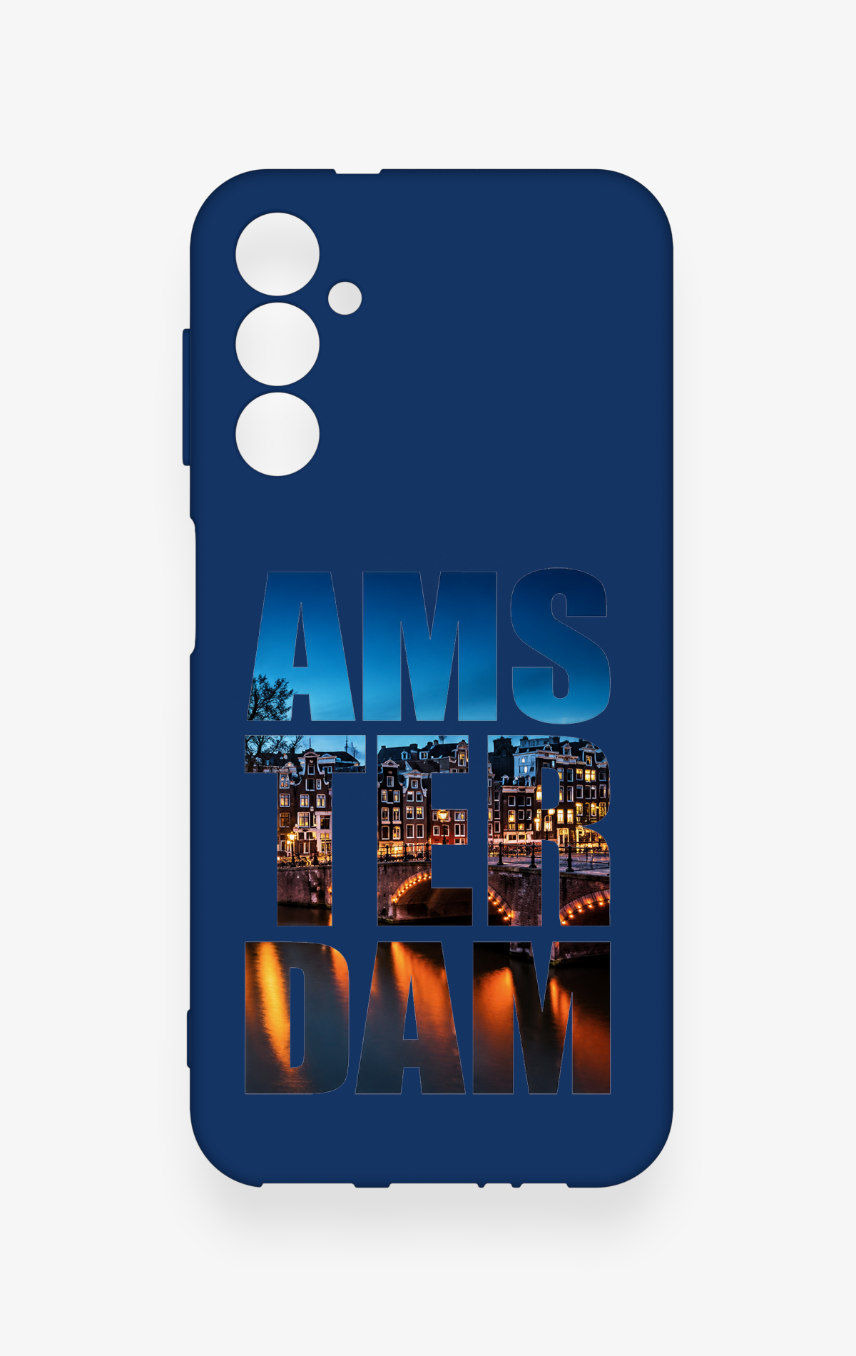 Samsung A14 Uyumlu Amsterdam Desenli Silikon Kılıf