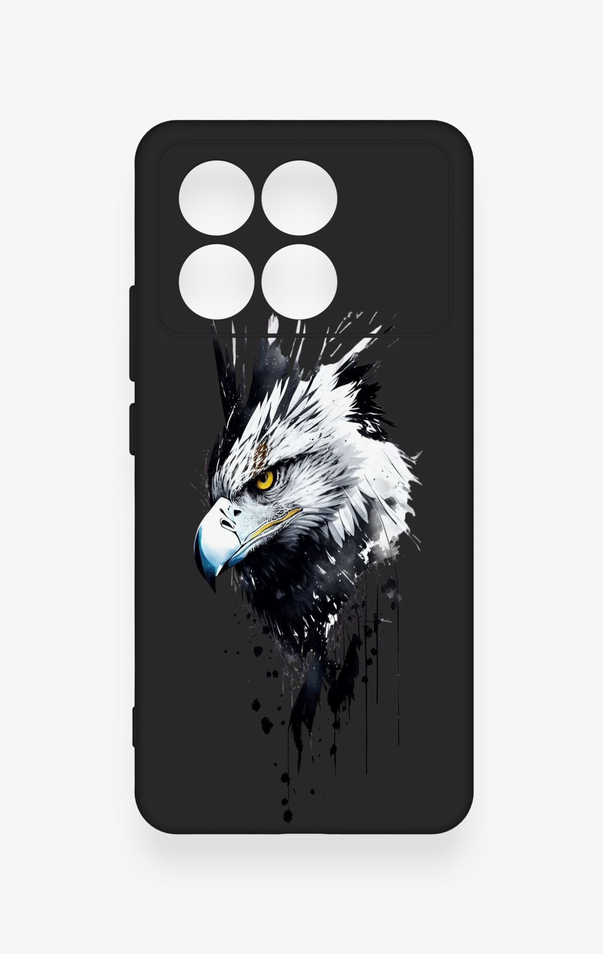 Poco X6 Pro Uyumlu Bald Eagle Desenli Silikon Kılıf