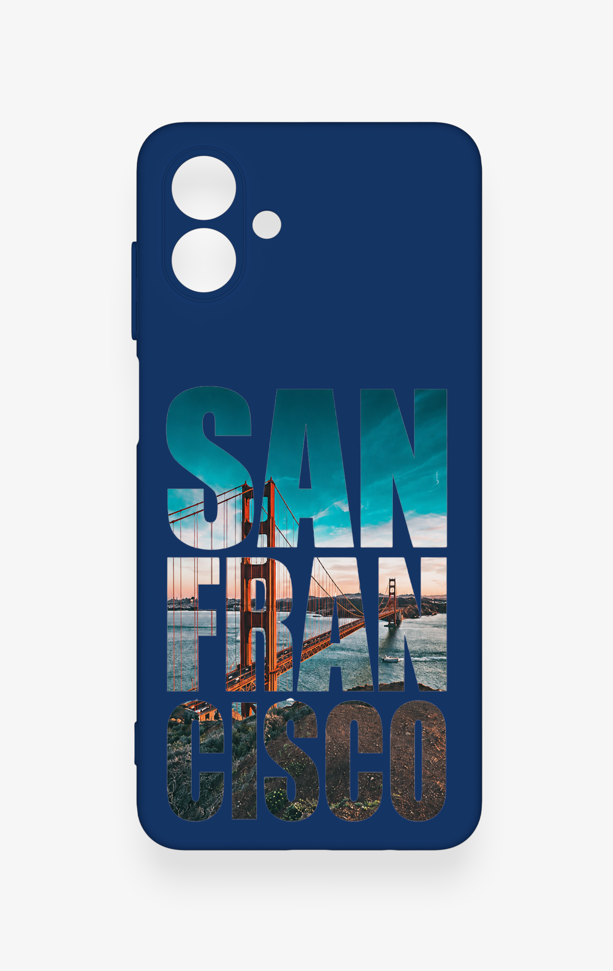 Samsung A07 Uyumlu San Francisco Desenli Silikon Kılıf