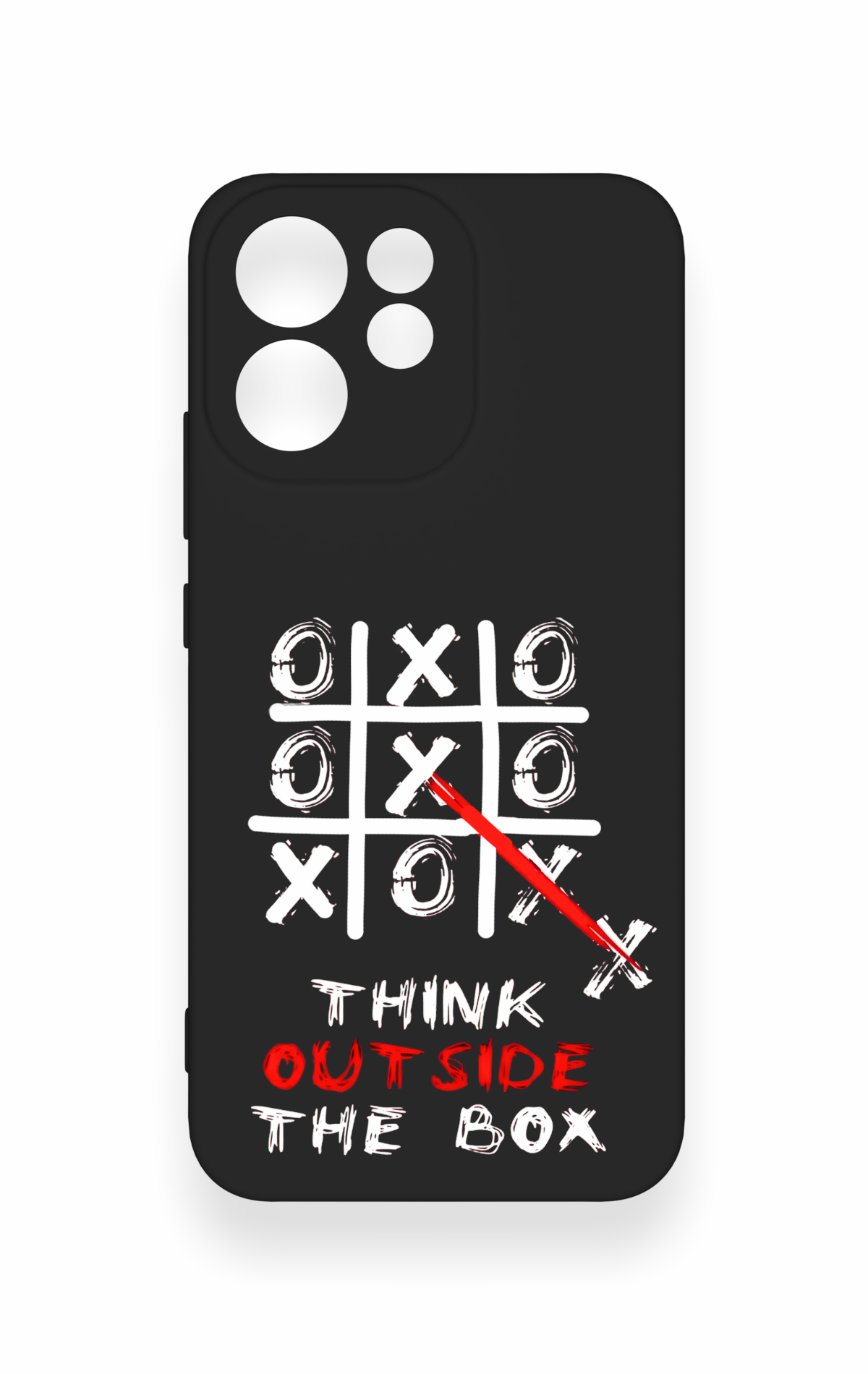 Oppo Reno 15F Uyumlu Out Side The Box Desenli Silikon Kılıf