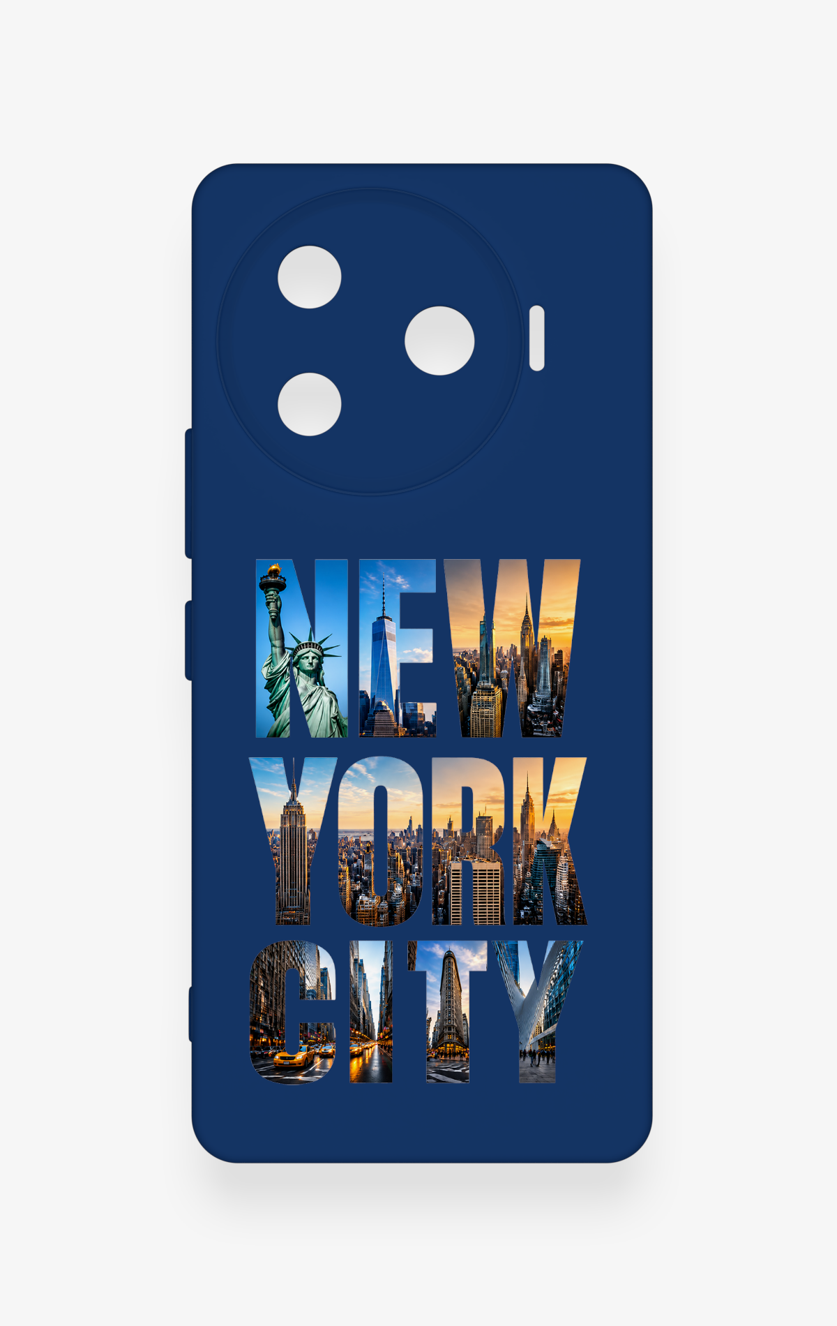 Tecno Camon 30 Pro 5G Uyumlu New York City Desenli Silikon Kılıf