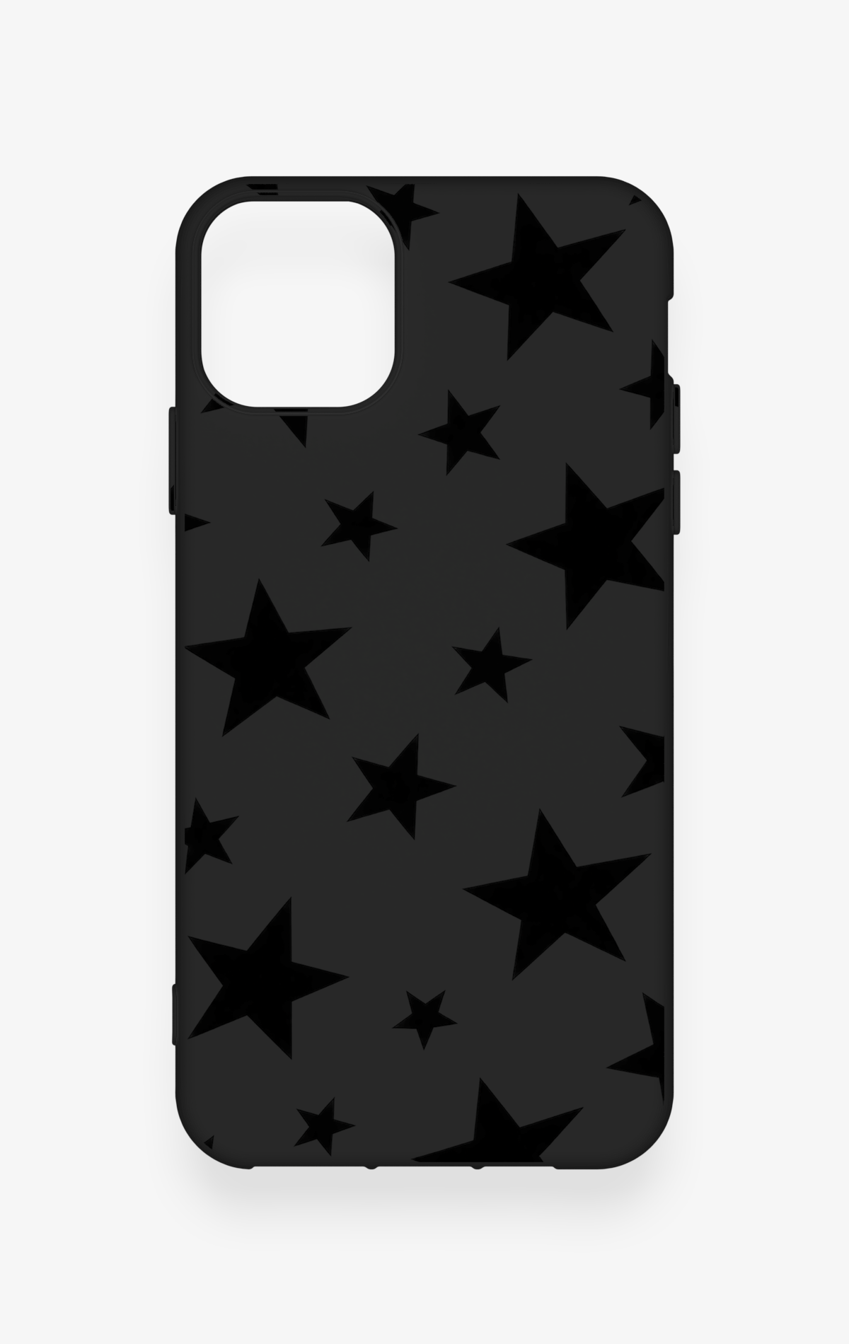 iPhone 11 Pro Max Uyumlu Siyah Star Desenli Silikon Kılıf