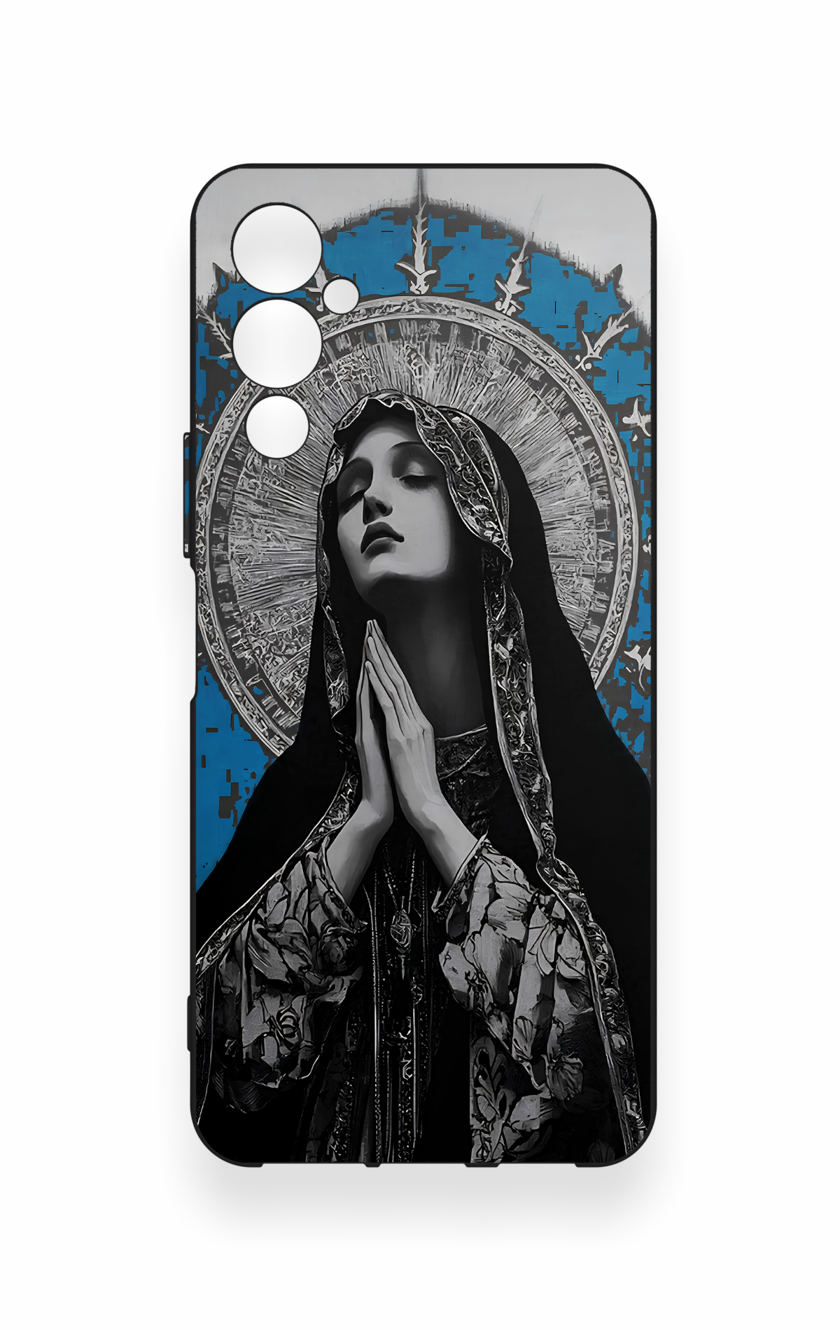 Tecno Pova Neo 4 Uyumlu Rahibe Desenli Silikon Kılıf