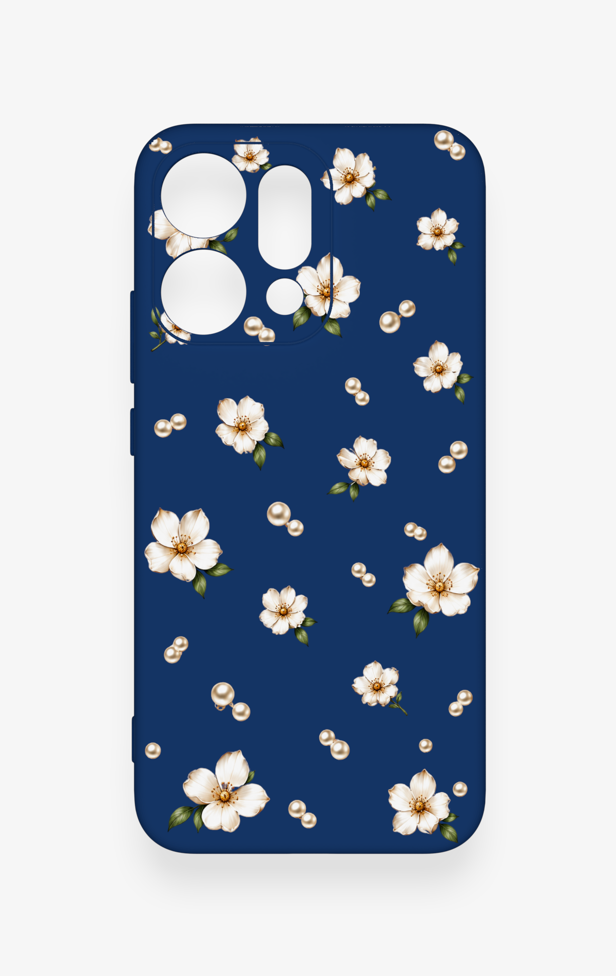 Oppo Reno 14 Uyumlu Papatya İnci Desenli Silikon Kılıf